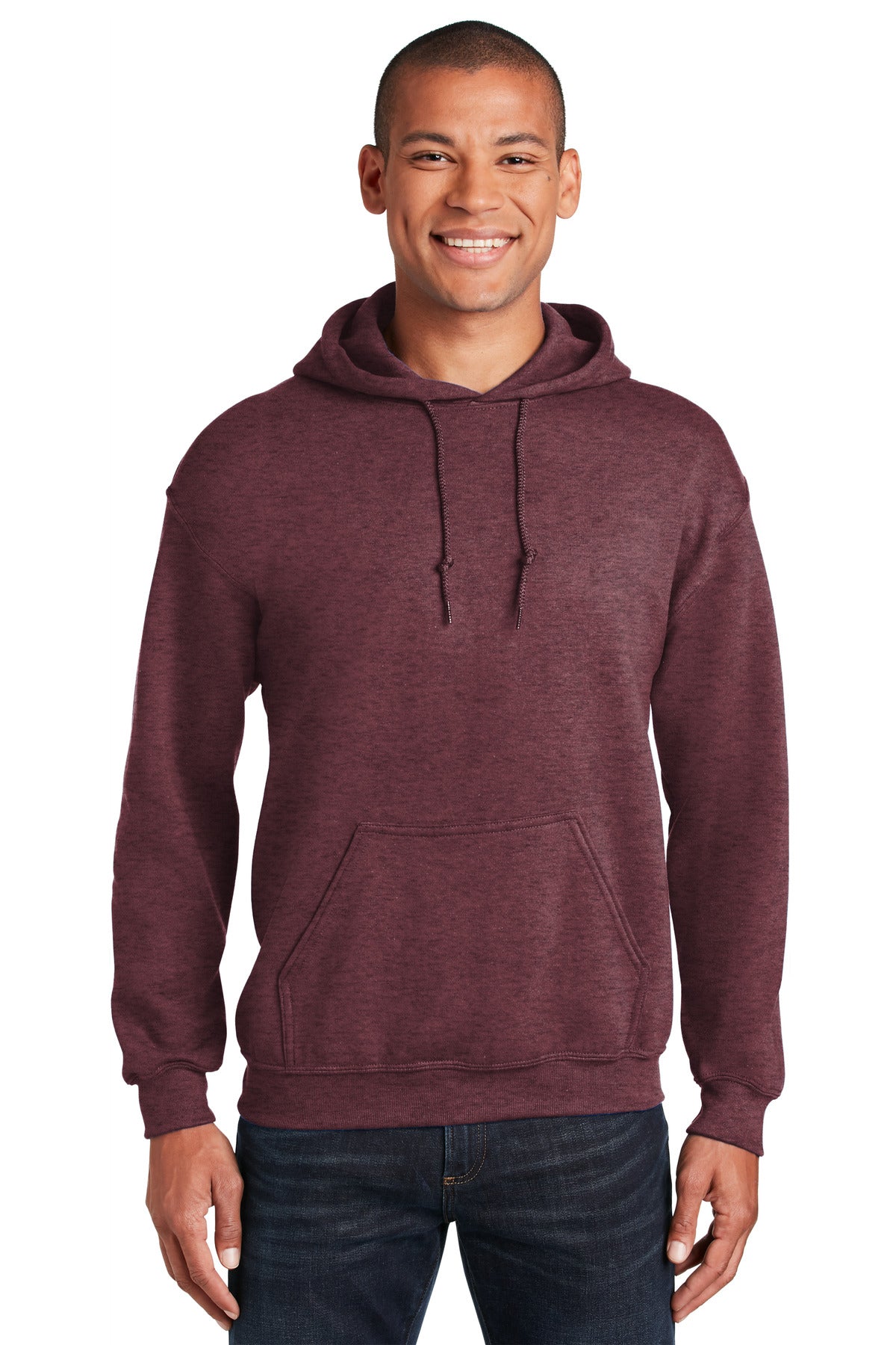 Sweatshirts/Fleece Heather Sport Dark Maroon Gildan