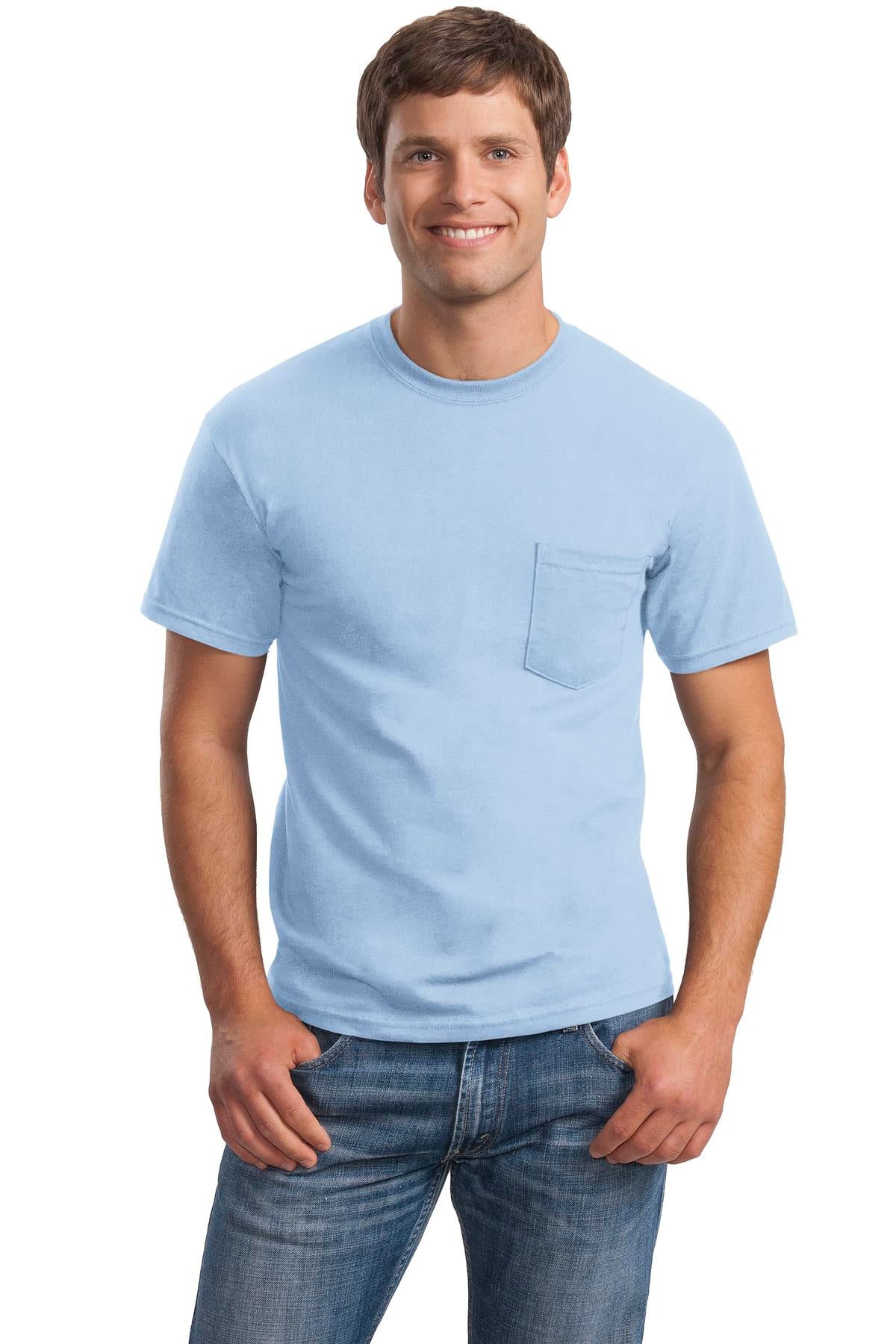 T-Shirts Light Blue Gildan
