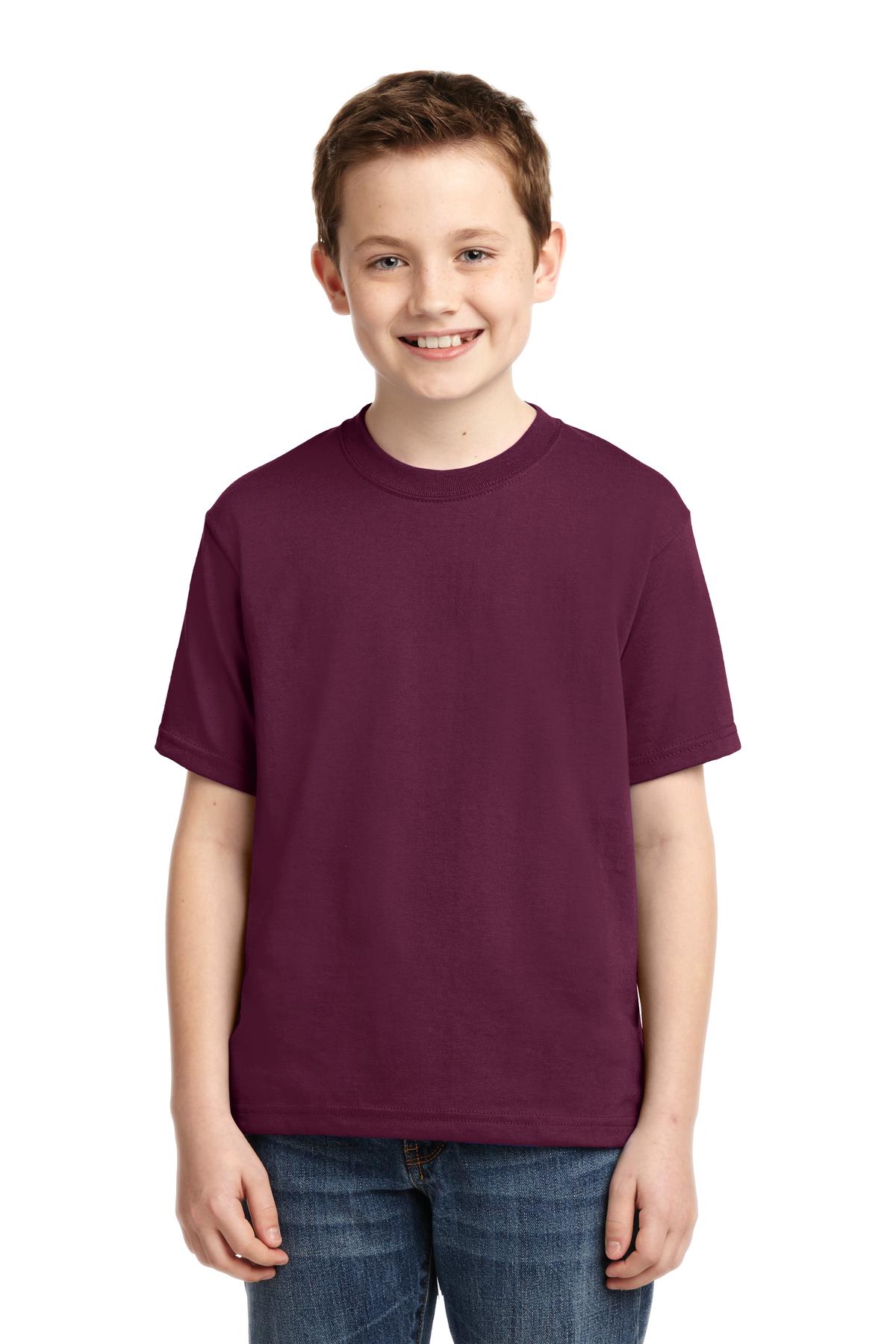 T-Shirts Maroon Jerzees
