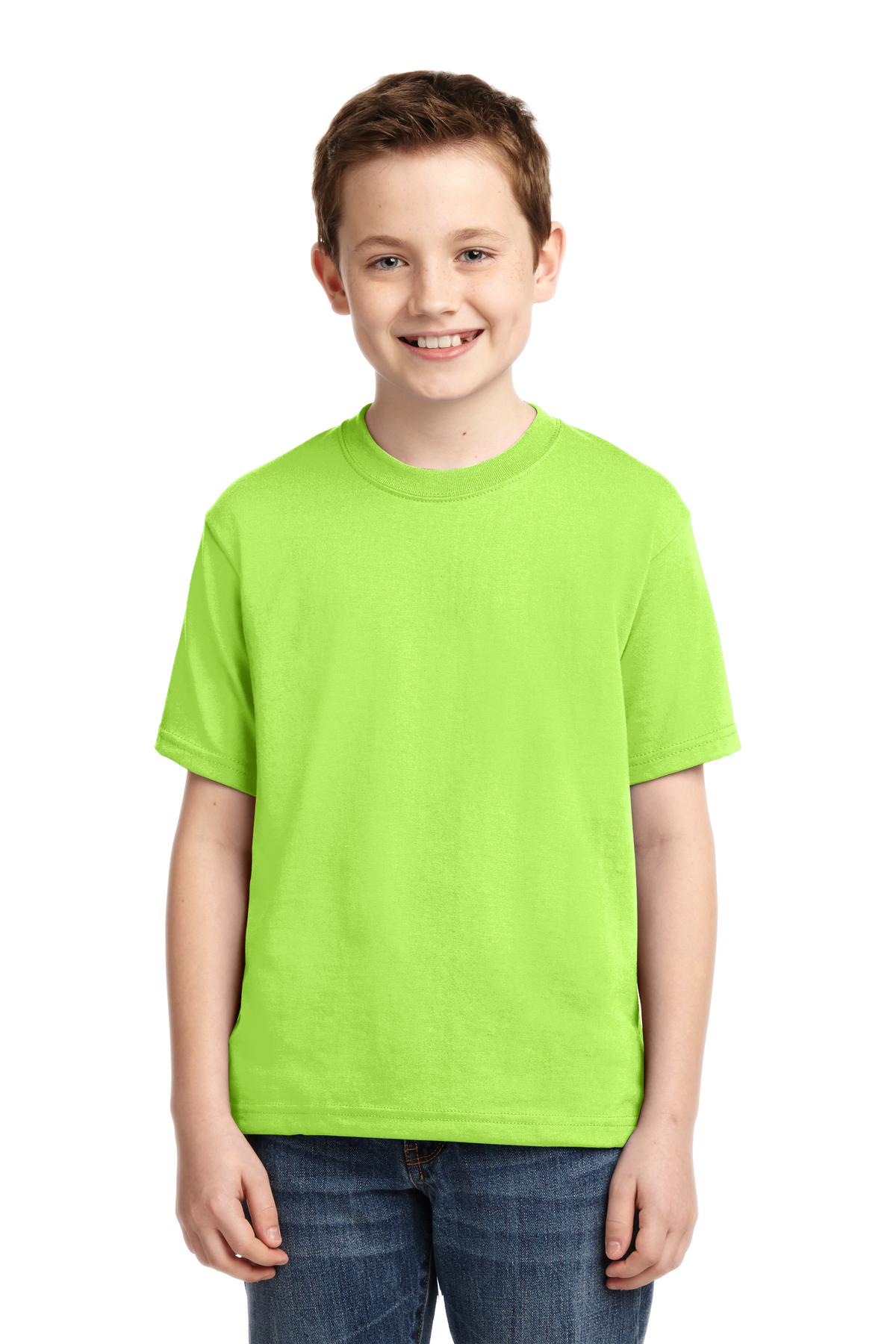 T-Shirts Neon Green Jerzees