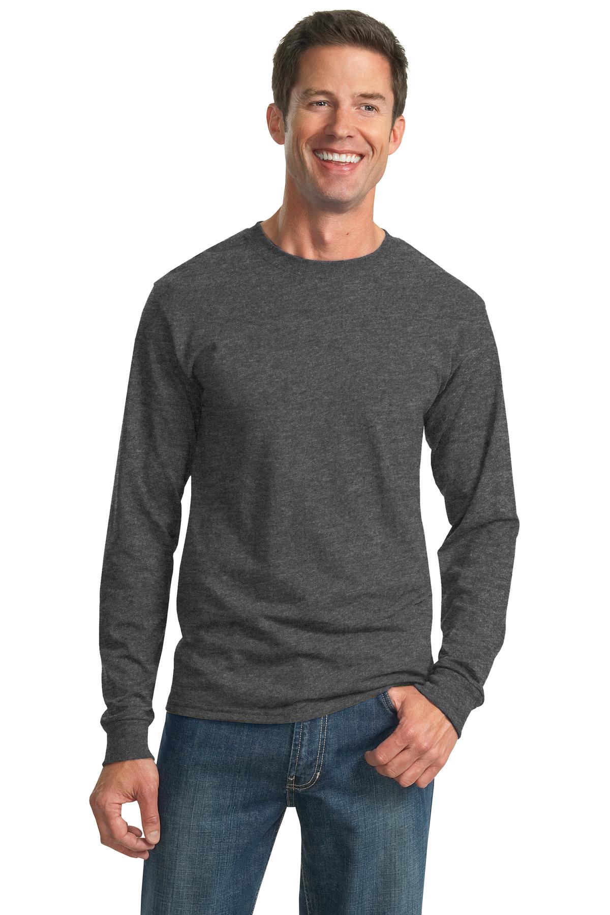 T-Shirts Black Heather Jerzees