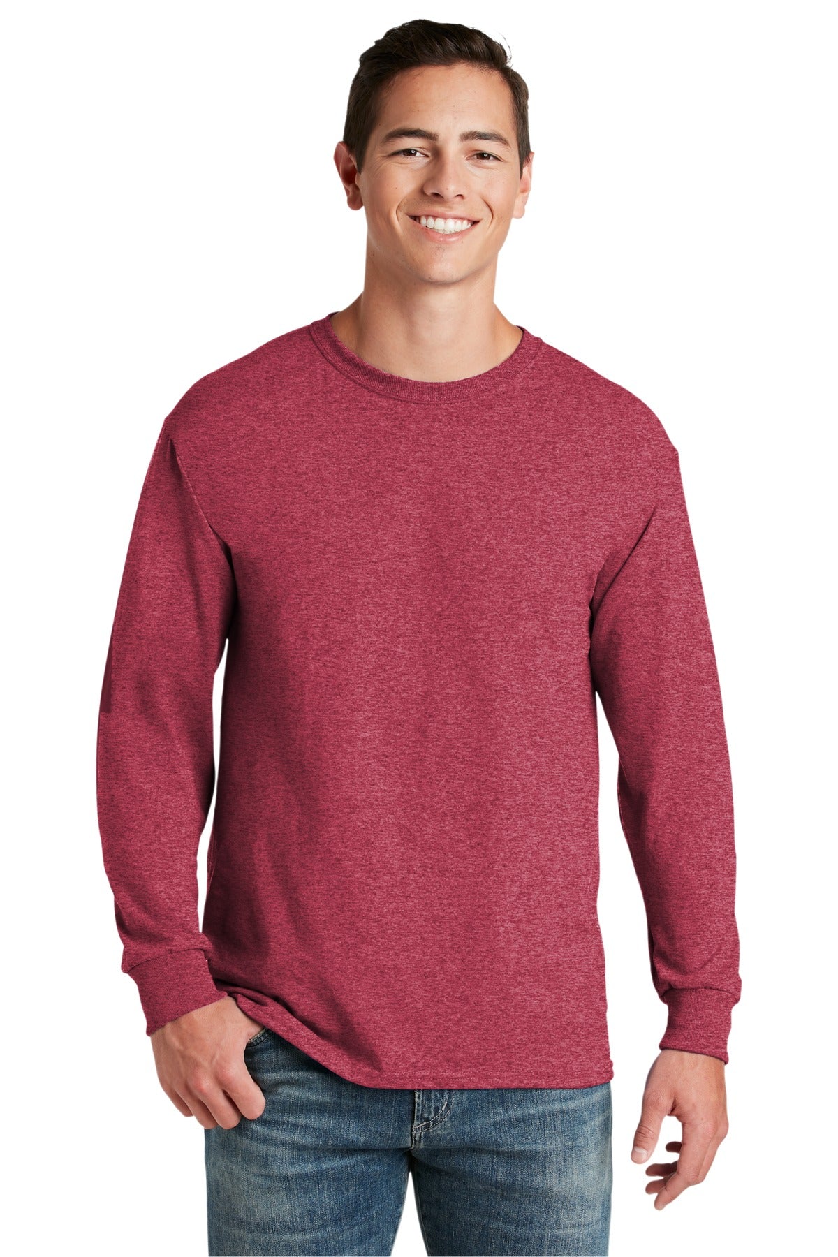 T-Shirts Vintage Heather Red Jerzees