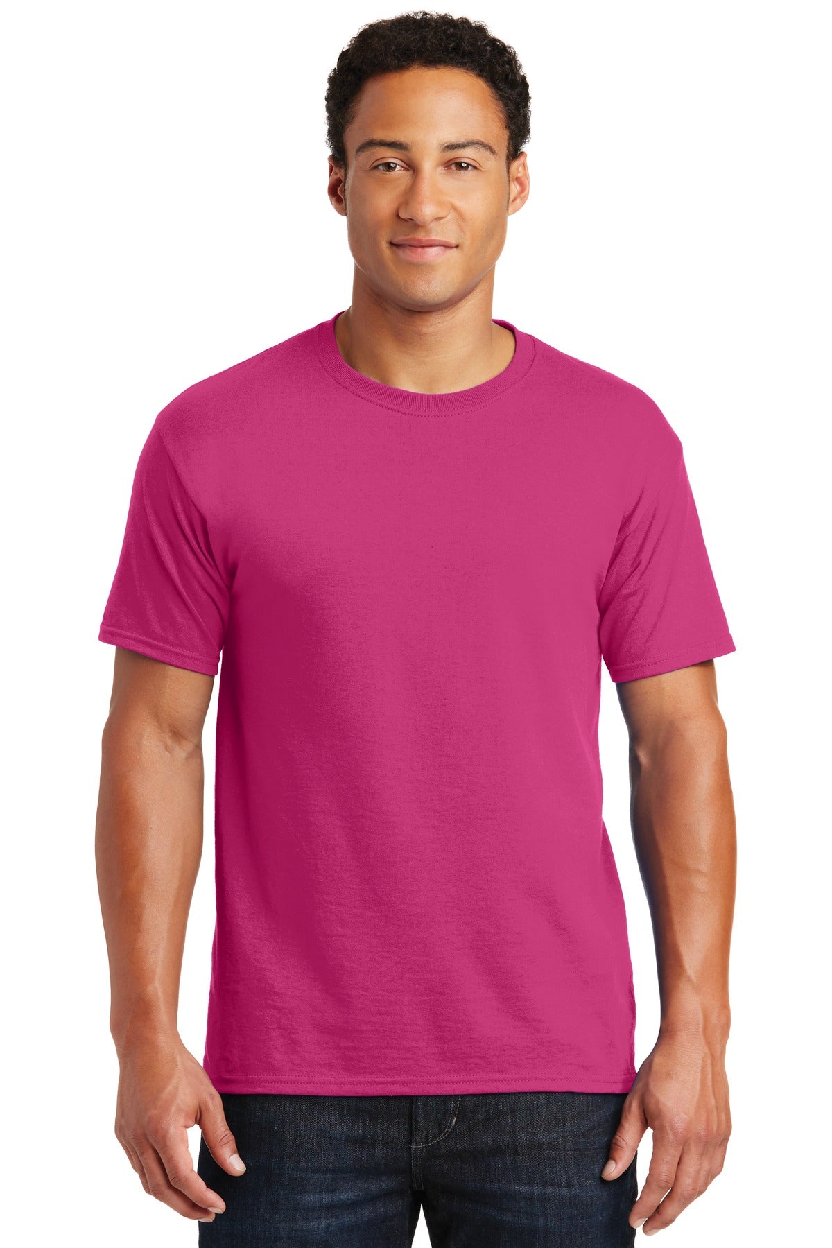 T-Shirts Cyber Pink Jerzees