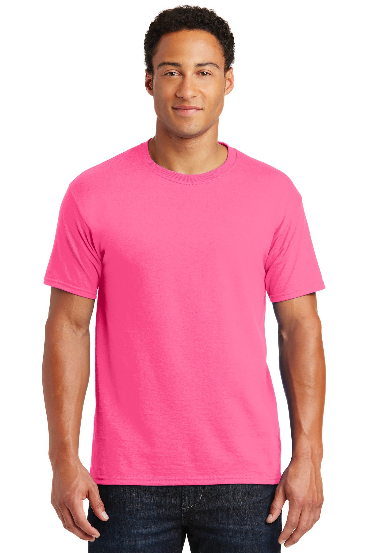 T-Shirts Neon Pink Jerzees