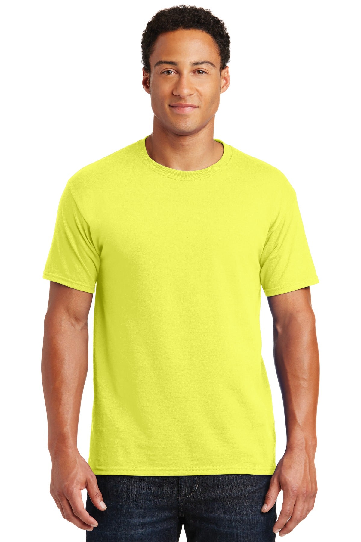 T-Shirts Neon Yellow Jerzees