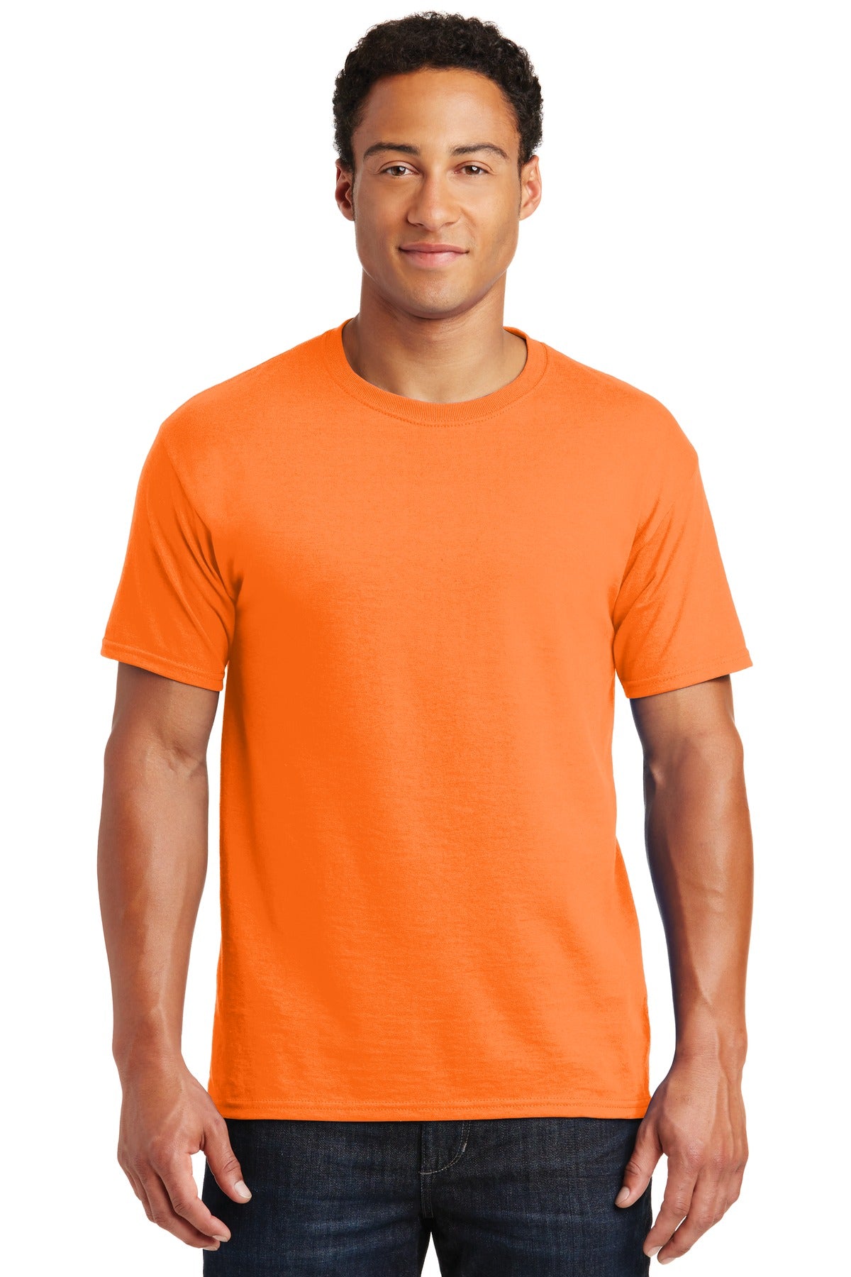T-Shirts Safety Orange Jerzees