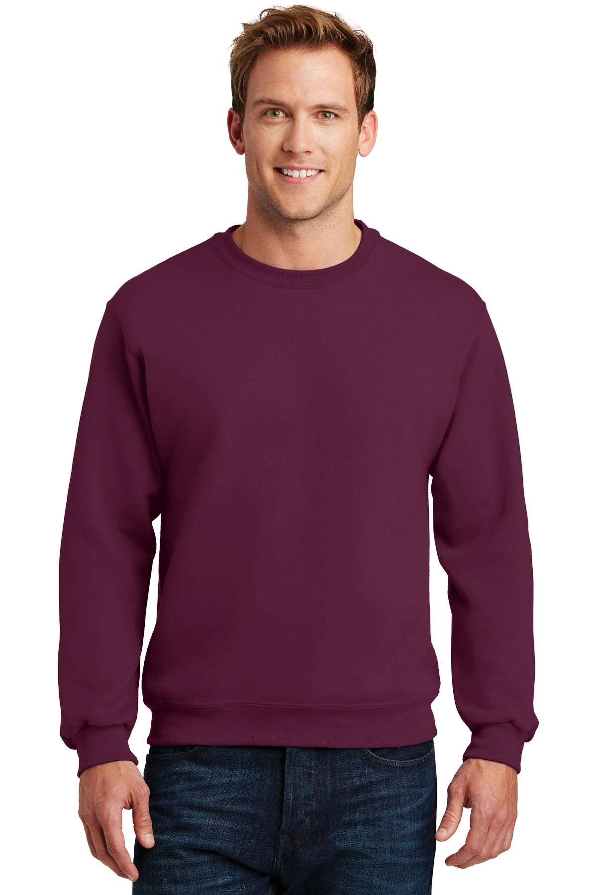 Sweatshirts/Fleece Maroon Jerzees