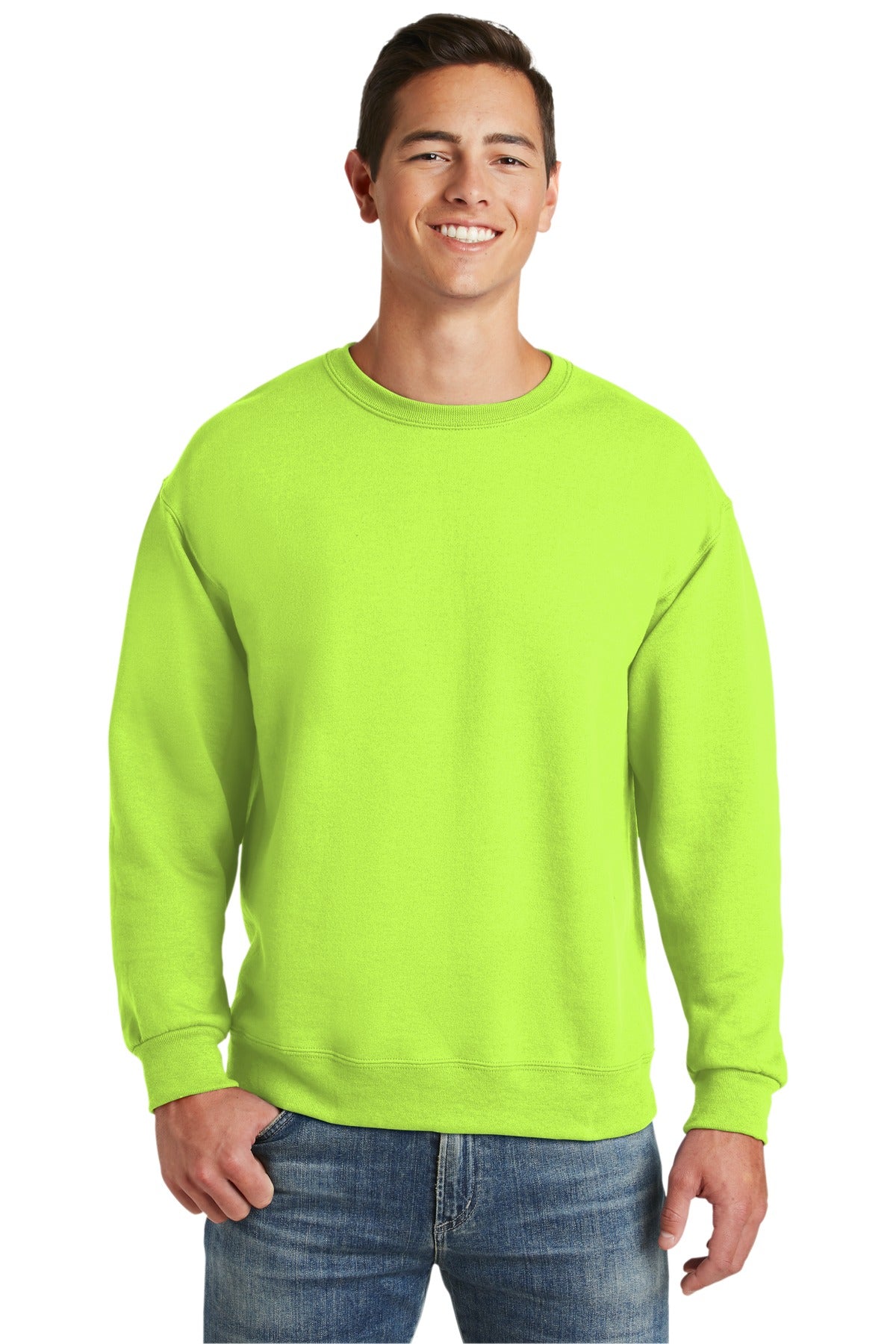 Sweatshirts/Fleece Safety Green Jerzees