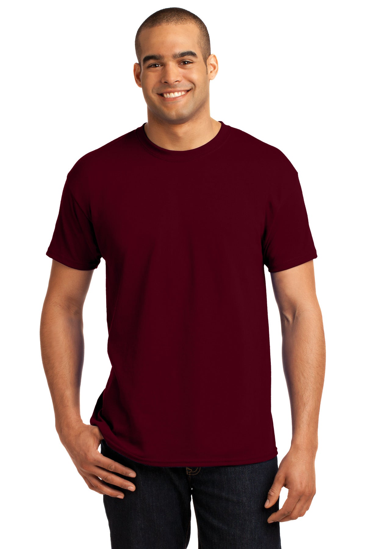 T-Shirts Maroon Hanes