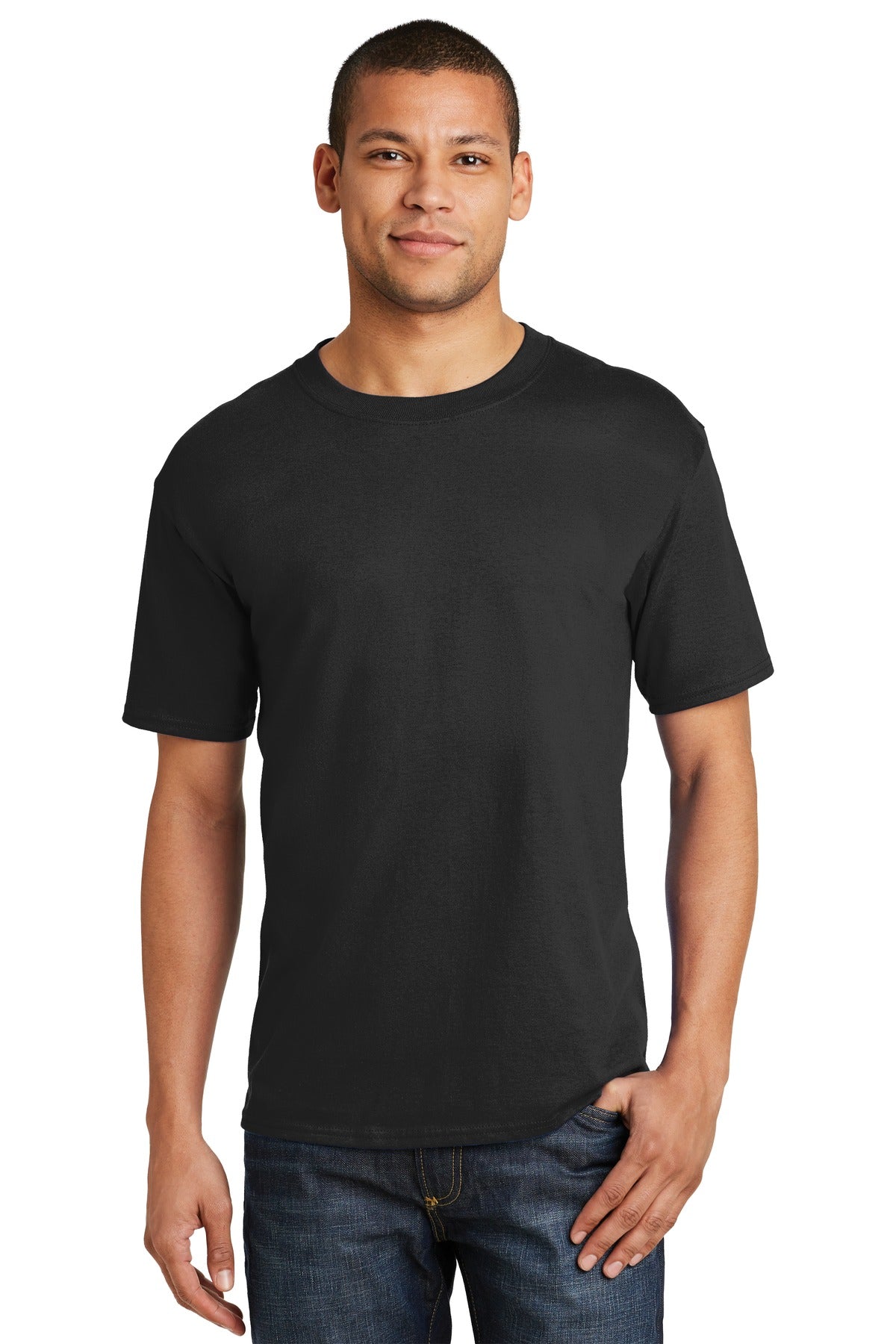T-Shirts Black Hanes