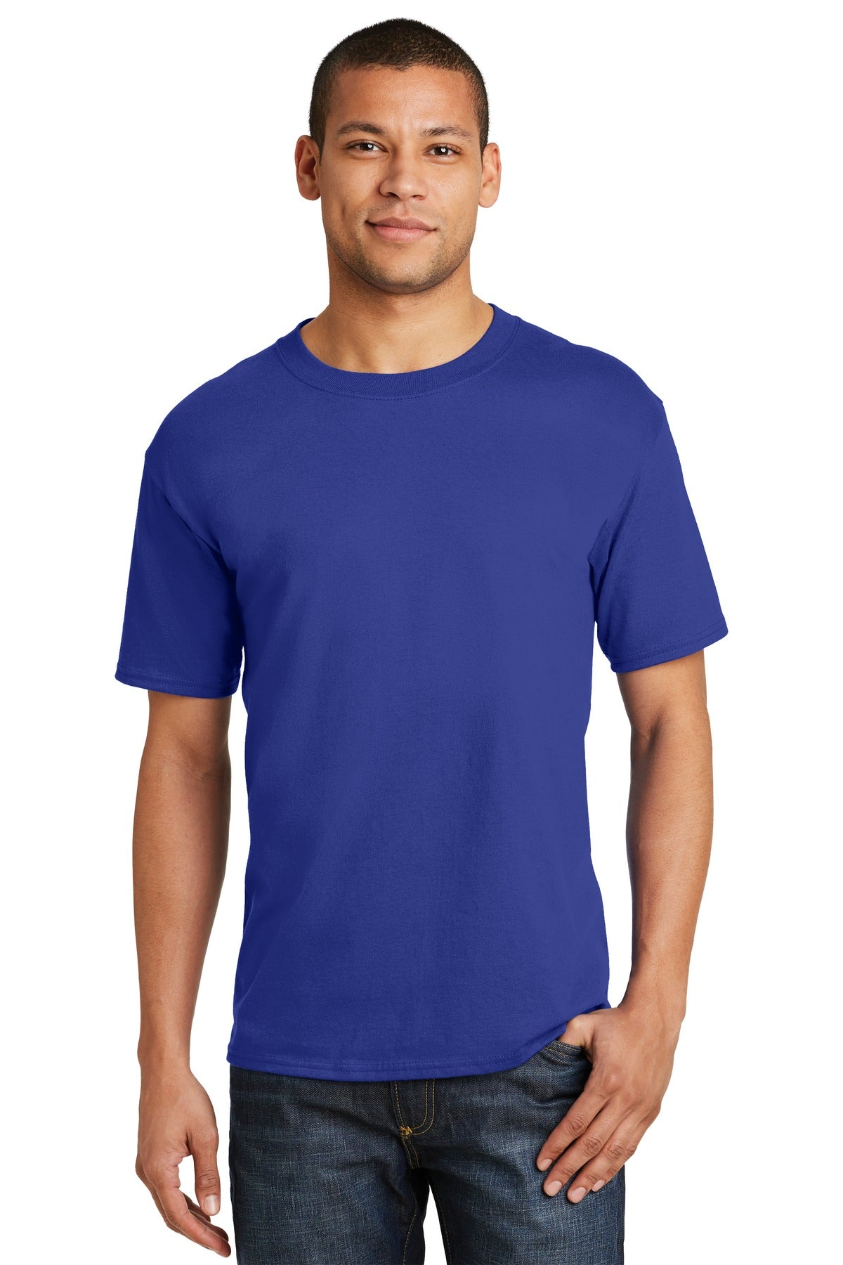T-Shirts Deep Royal Hanes
