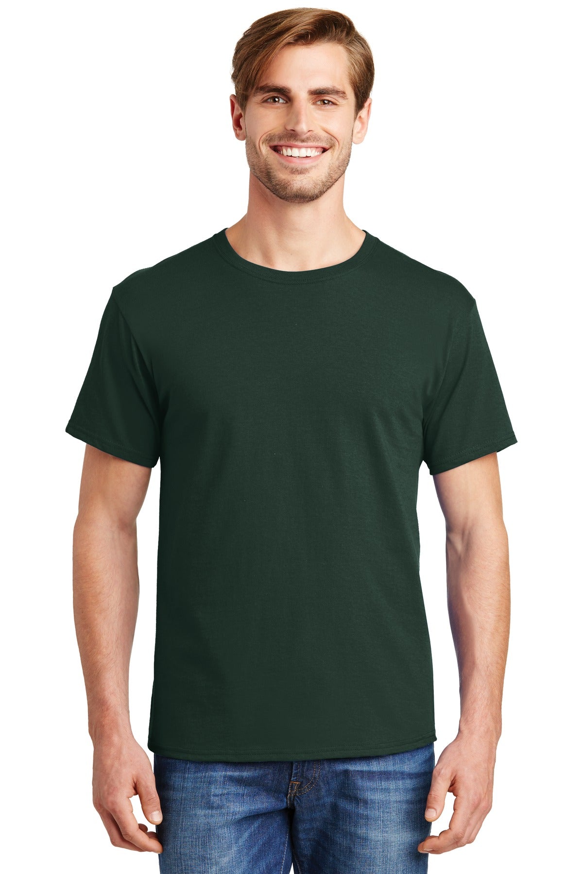 T-Shirts Deep Forest Hanes