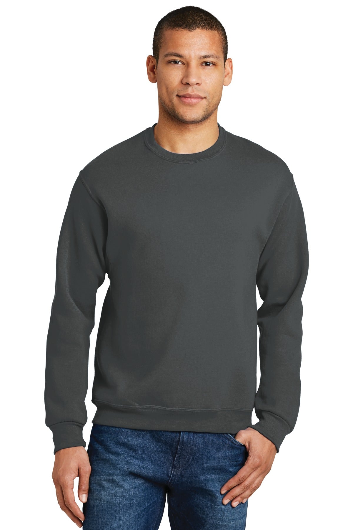 Sweatshirts/Fleece Charcoal Grey Jerzees