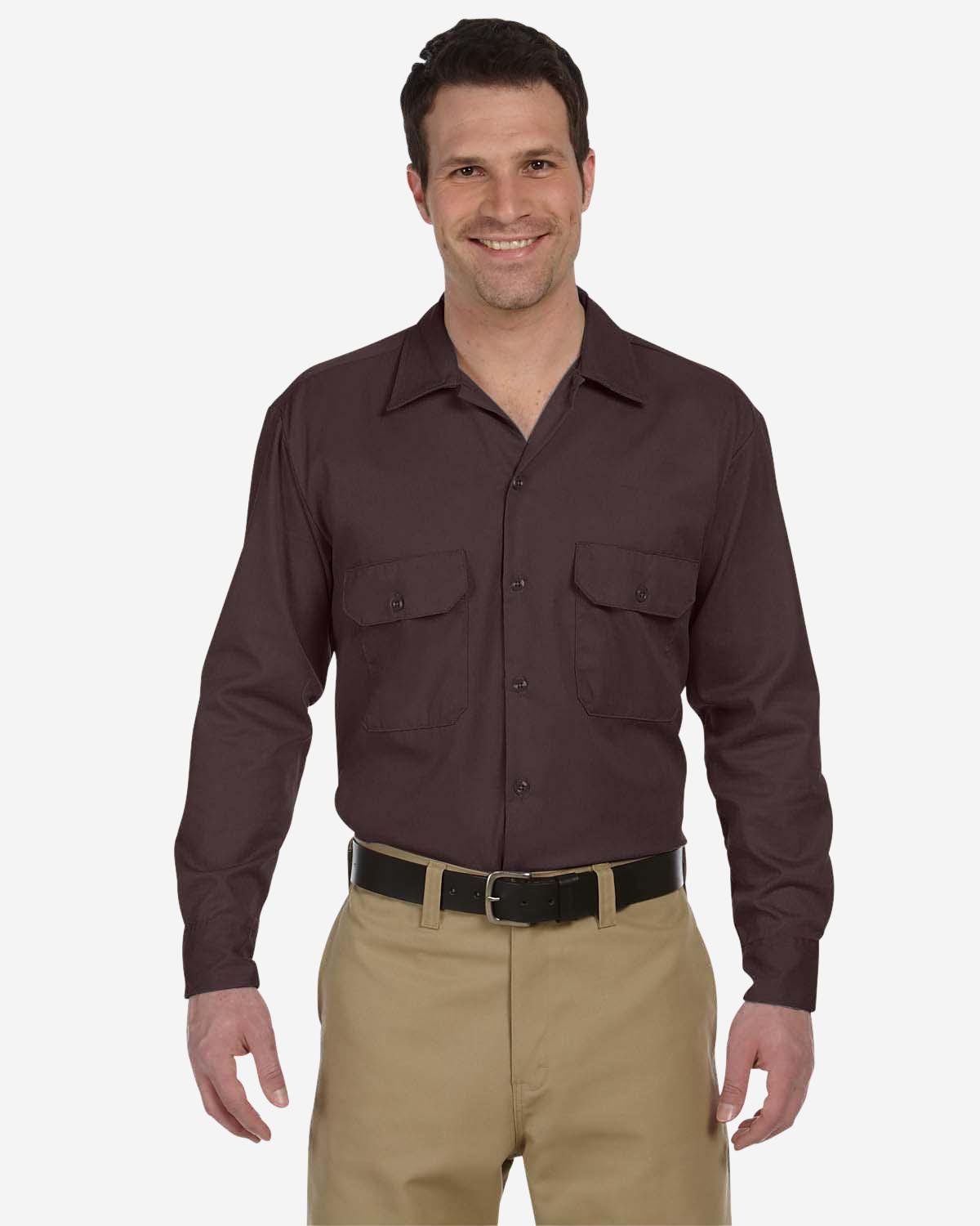 Woven Shirts DARK BROWN Dickies