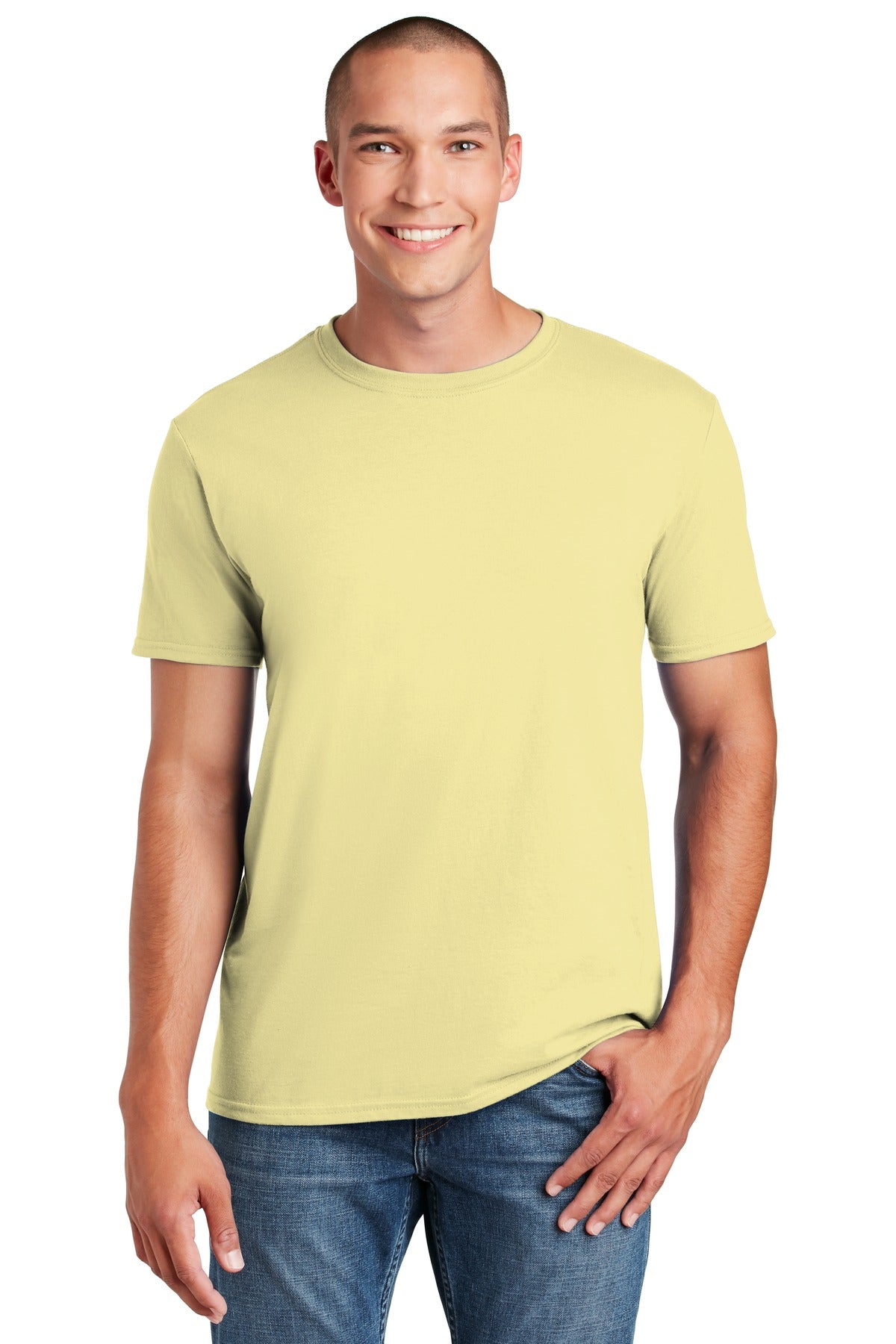 T-Shirts Cornsilk Gildan