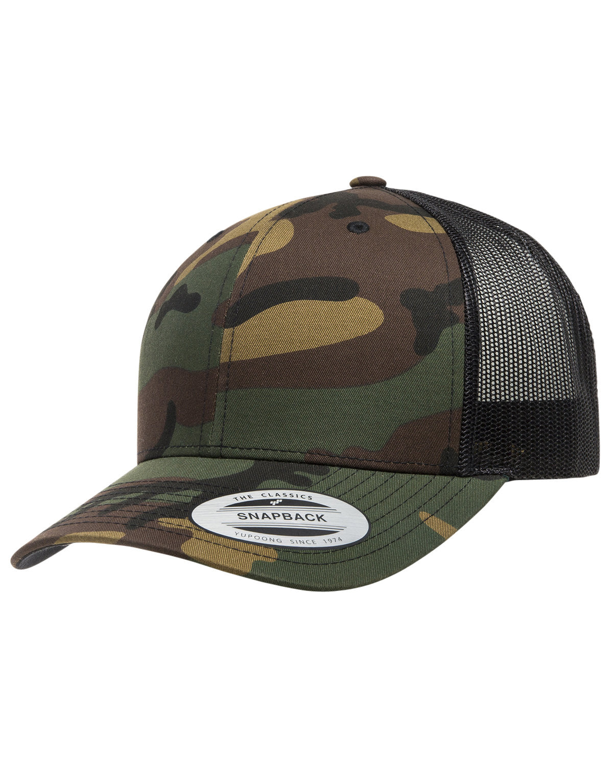 Headwear GREEN CAMO/ BLK OS Yupoong