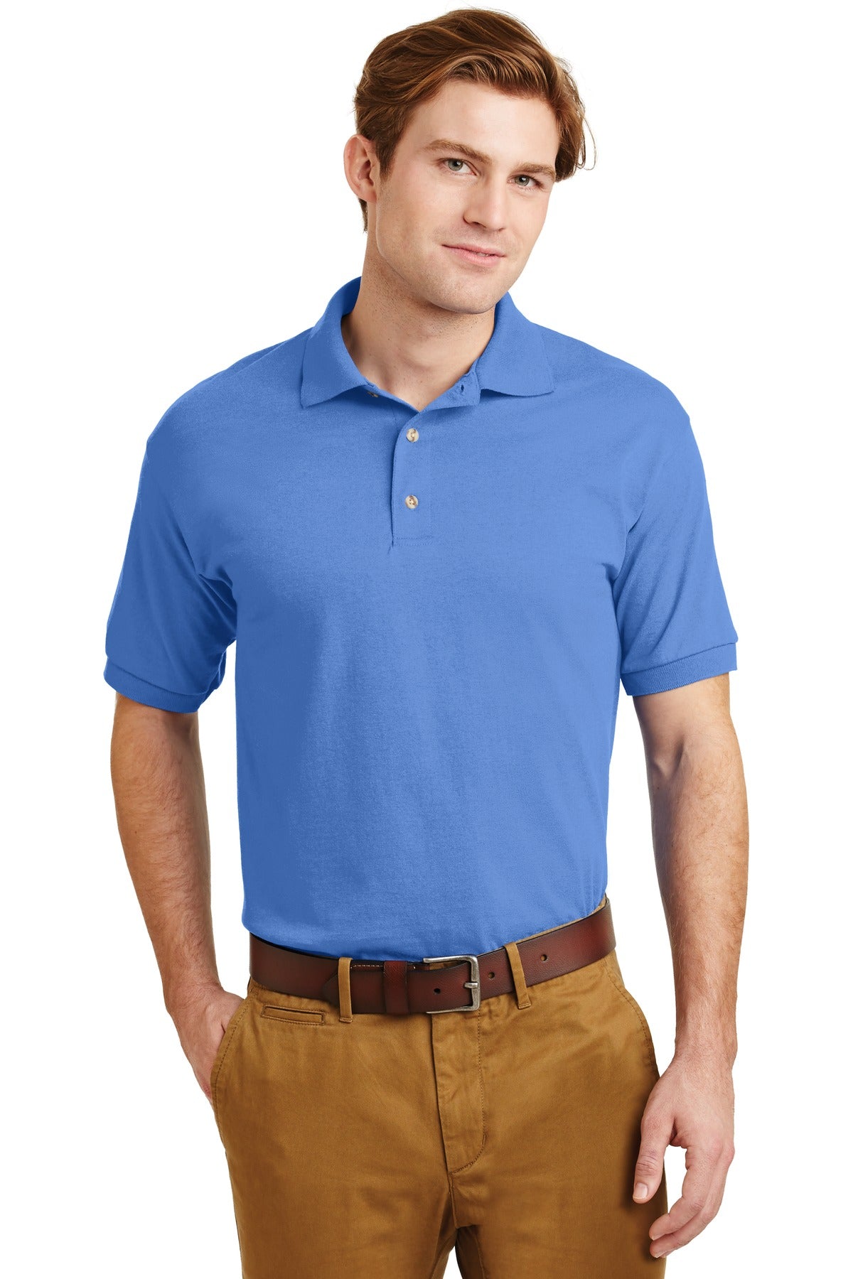Polos/Knits Carolina Blue Gildan