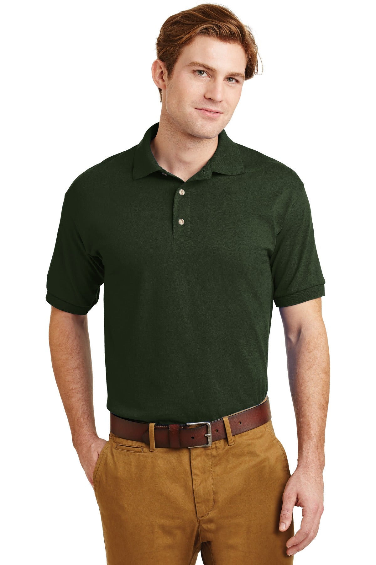 Polos/Knits Forest Green Gildan