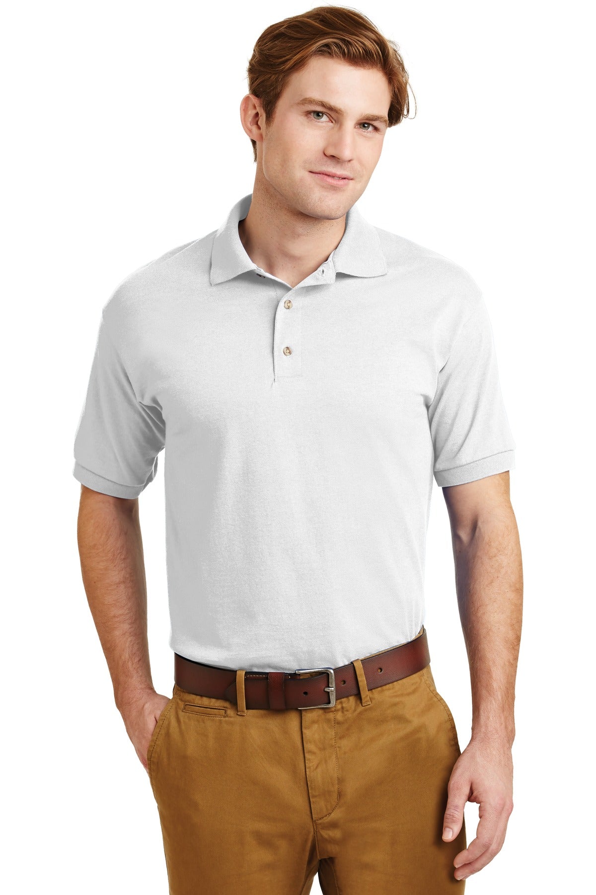 Polos/Knits White Gildan