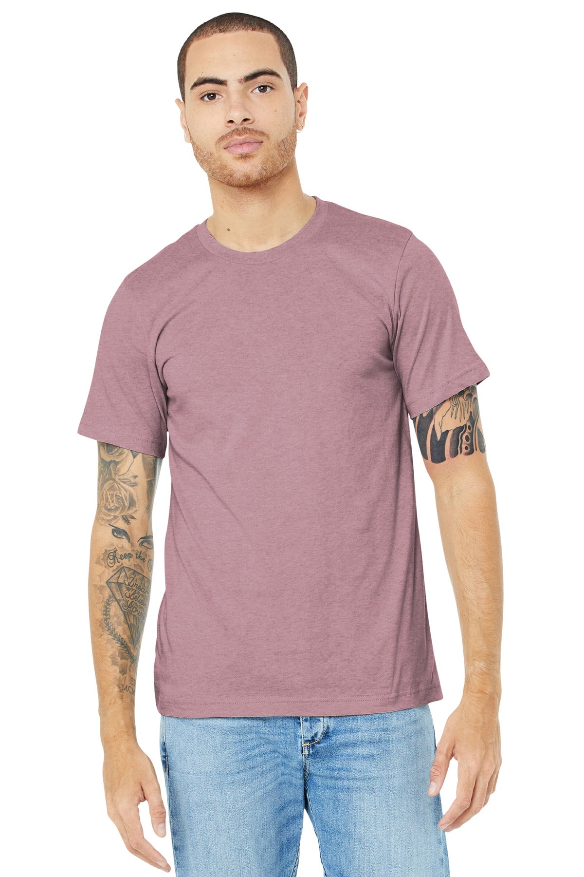 T-Shirts Heather Orchid Bella + Canvas