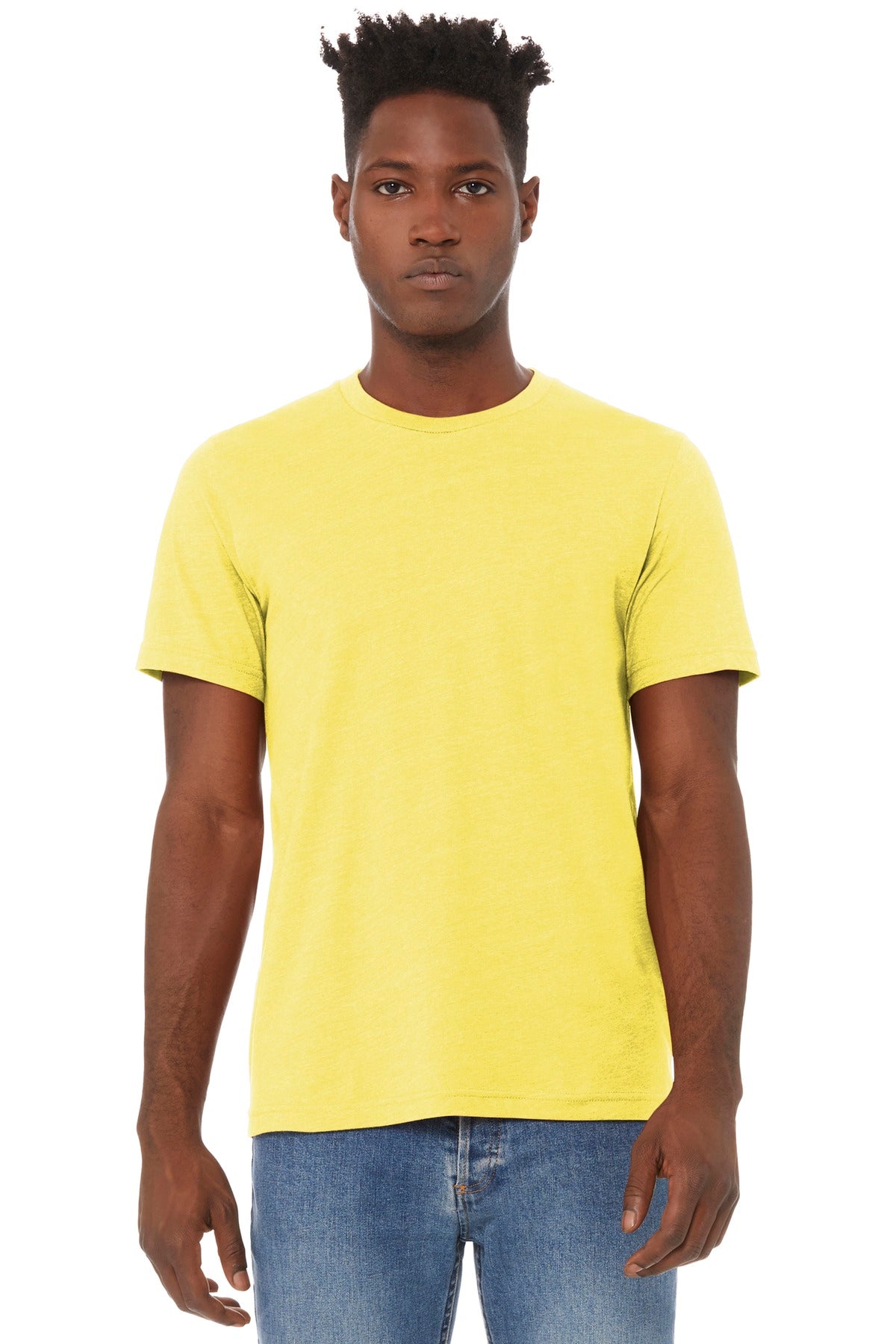 T-Shirts Heather Yellow Bella + Canvas
