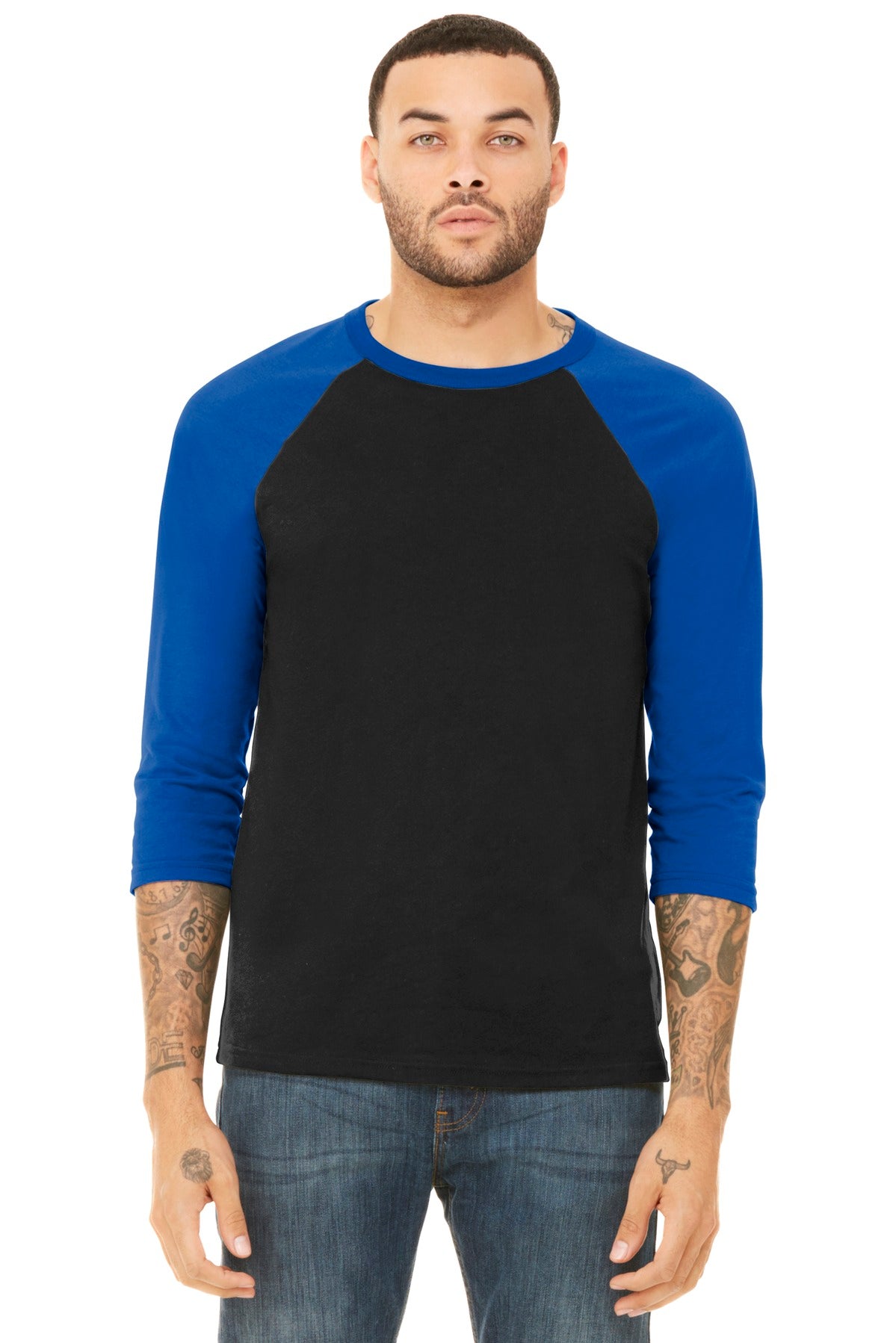 T-Shirts Black True Royal Bella + Canvas