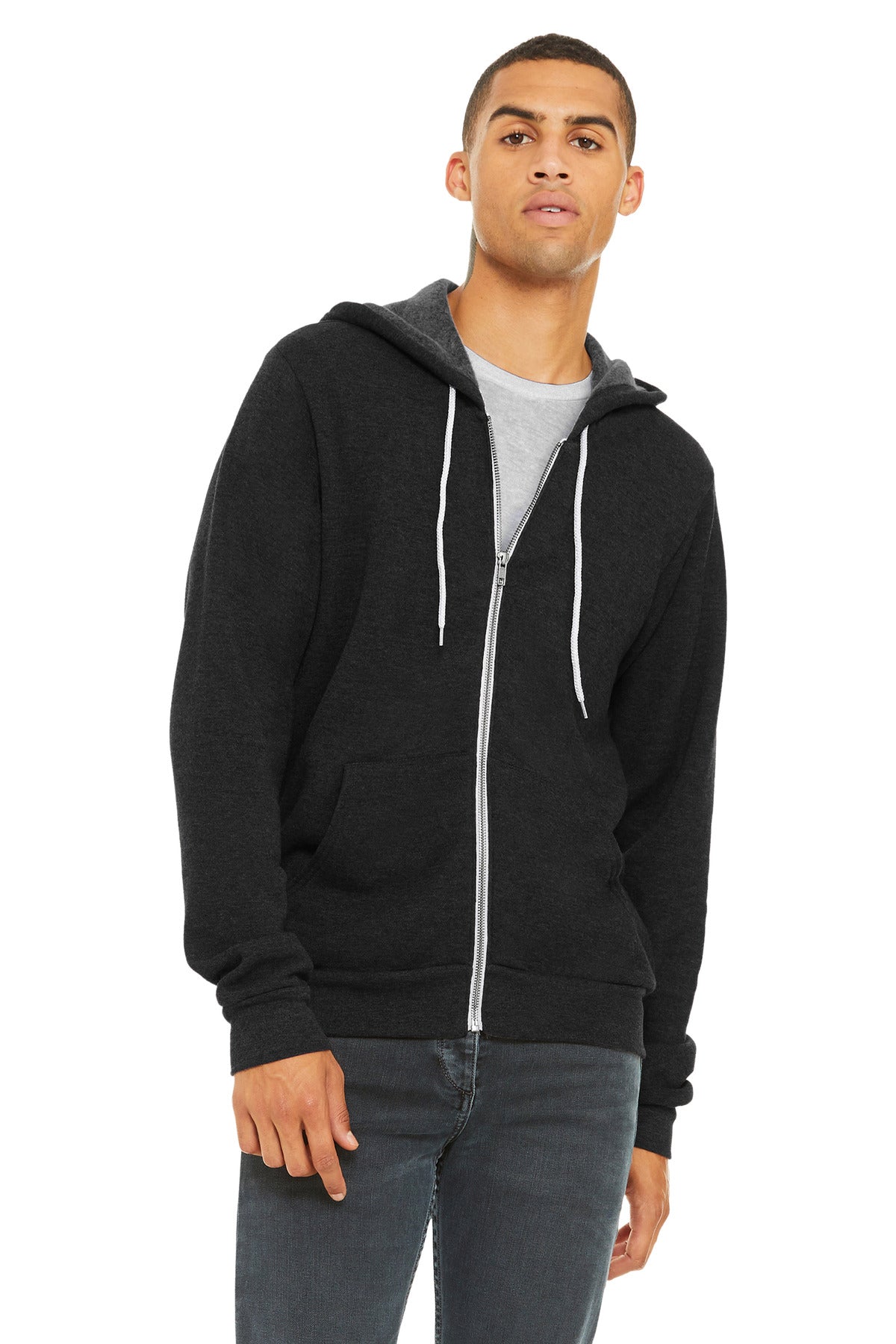 Sweatshirts/Fleece Black Heather Bella + Canvas