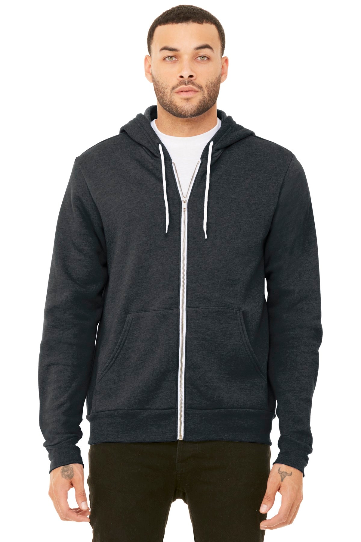 Sweatshirts/Fleece Dark Grey Heather Bella + Canvas