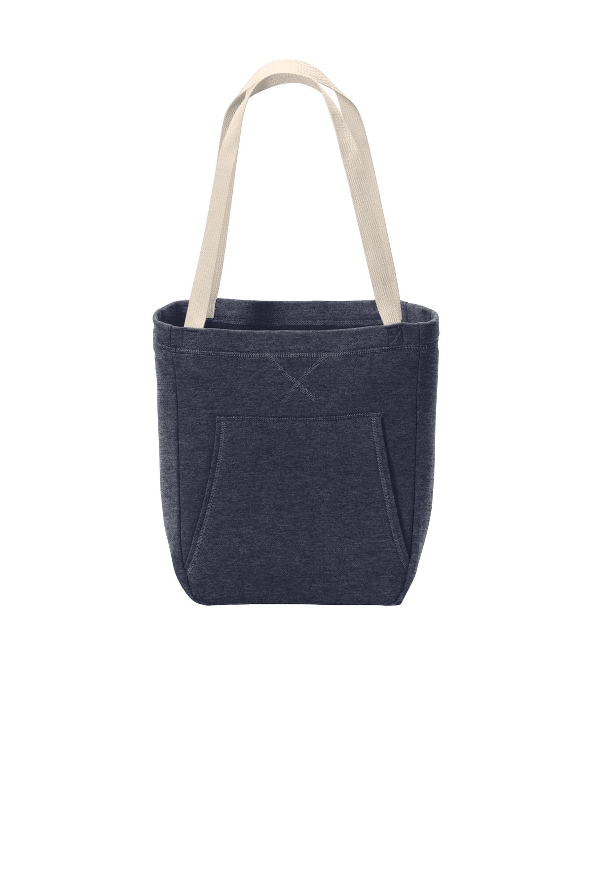Bags Heather Navy OSFA Port & Company