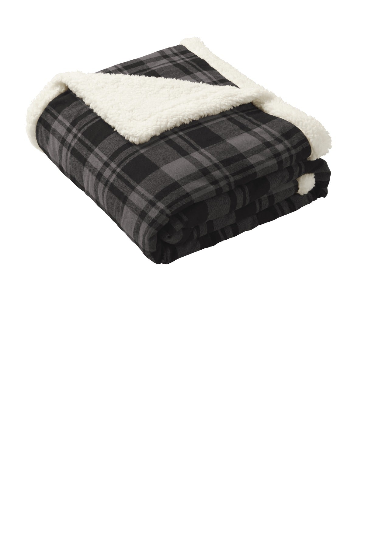 Accessories Black Uneven Plaid OSFA Port Authority
