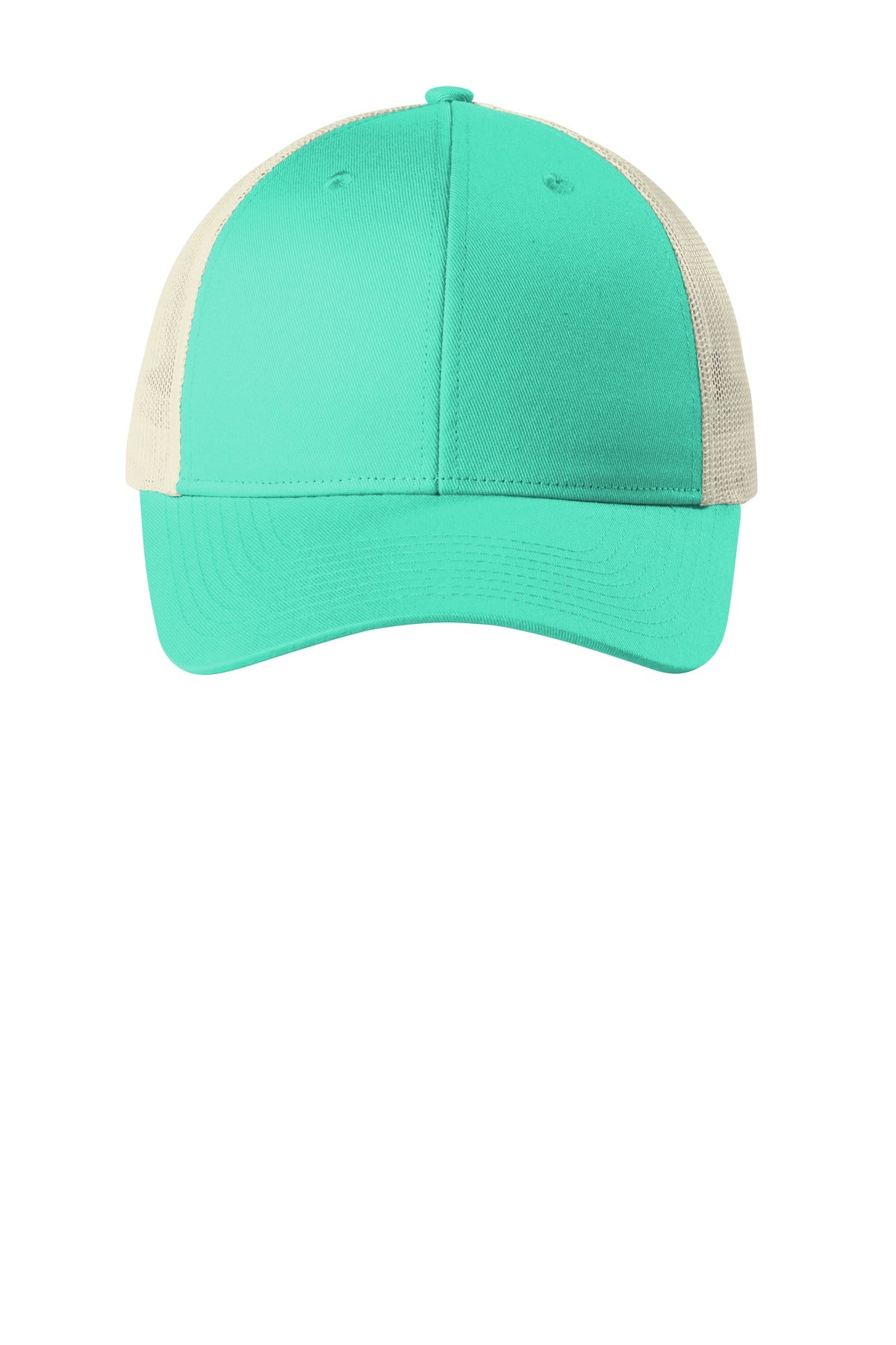 Caps Bright Seafoam/ Ecru OSFA Port Authority