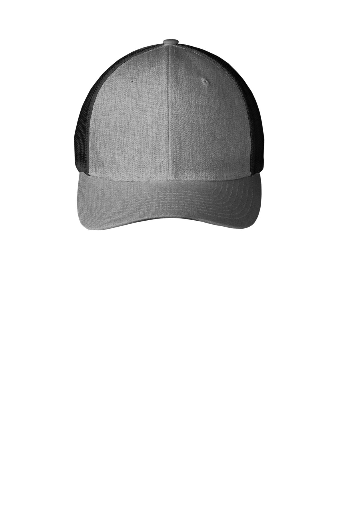 Caps Heather Grey/ Black Port Authority