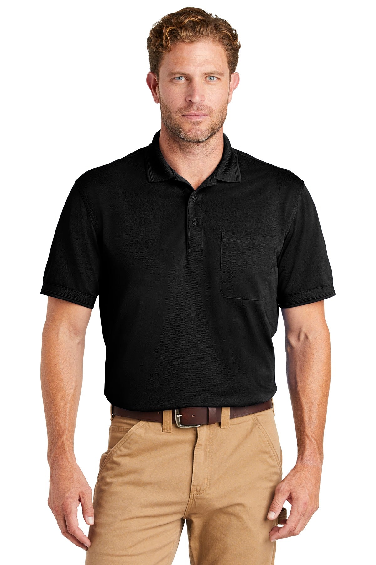 Polos/Knits Black CornerStone
