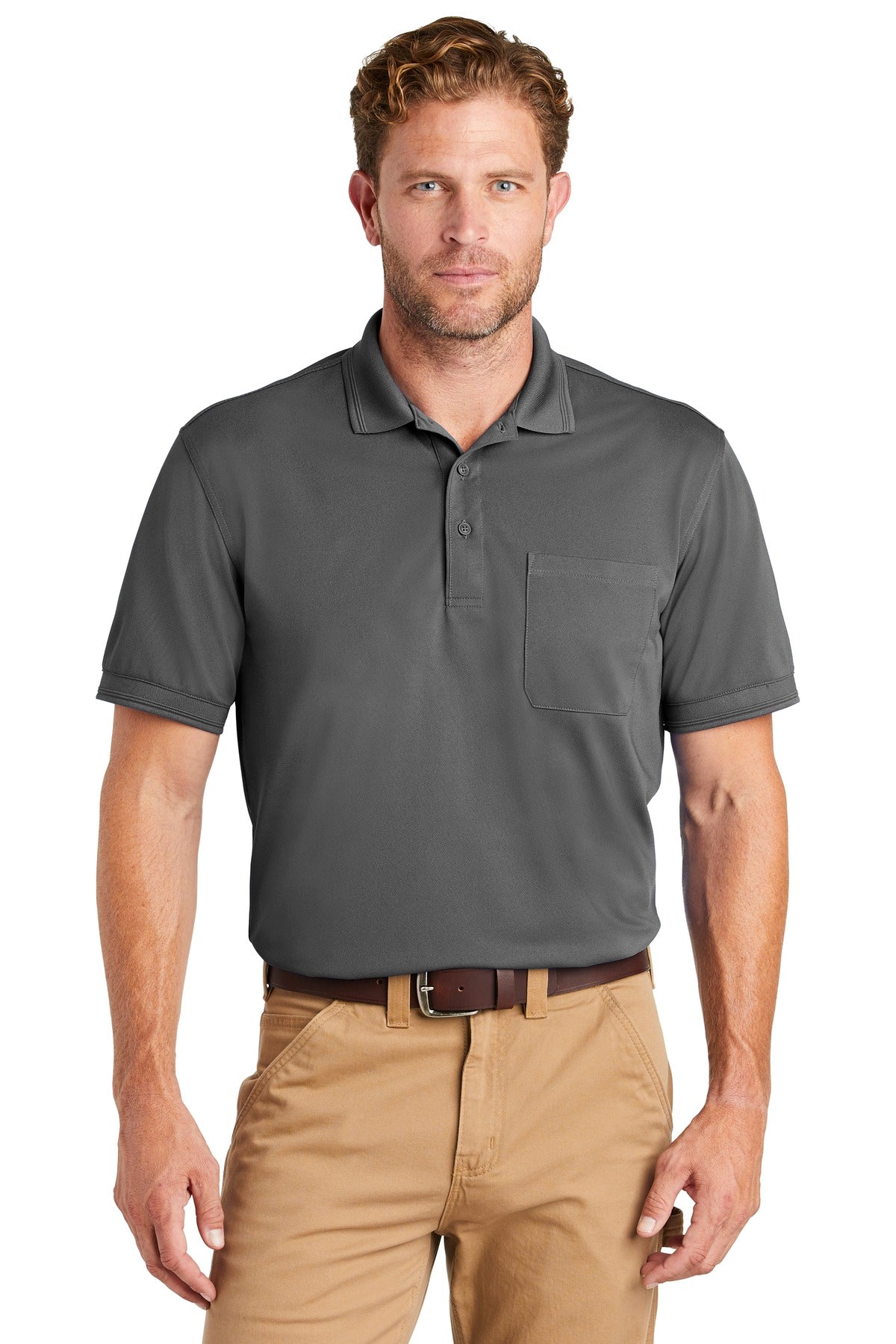 Polos/Knits Charcoal CornerStone