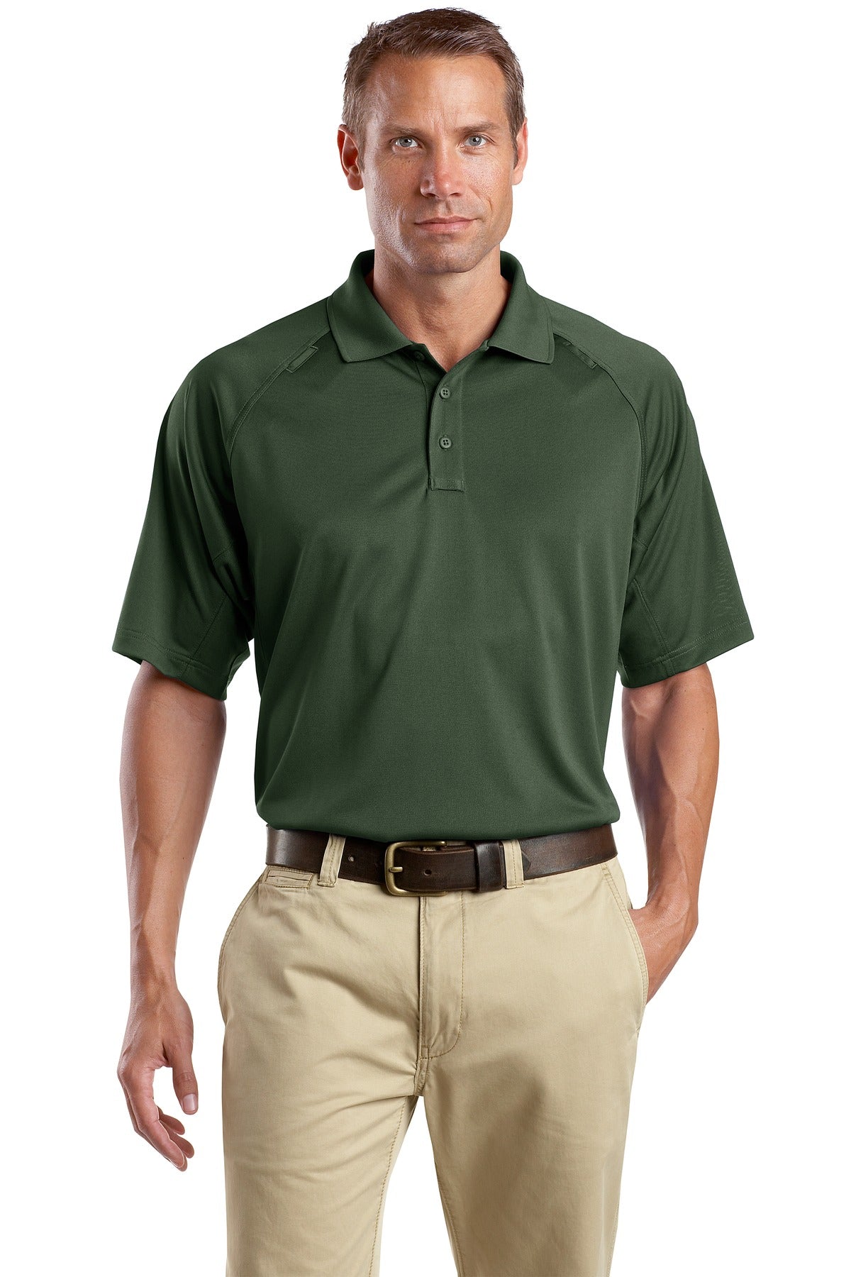 Polos/Knits Dark Green CornerStone