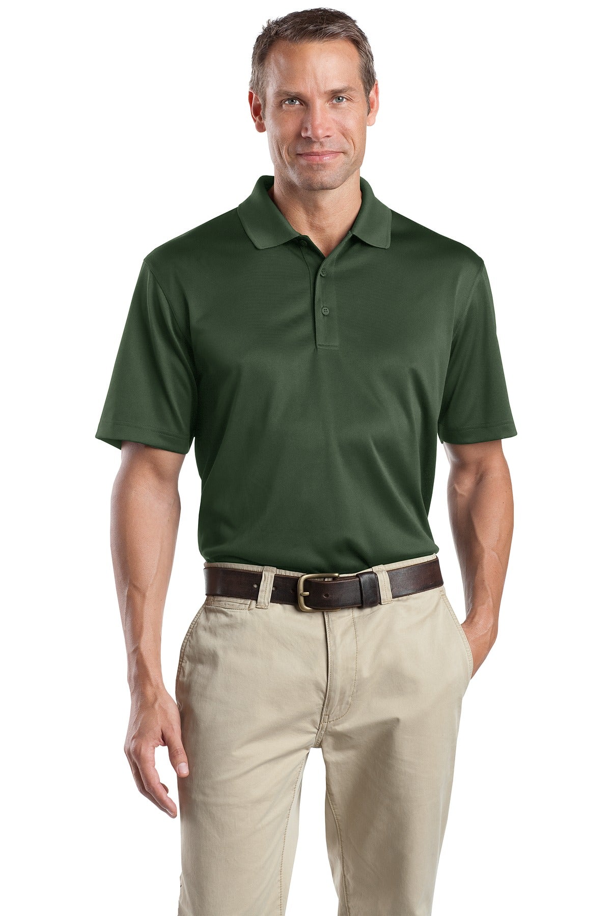 Polos/Knits Dark Green CornerStone