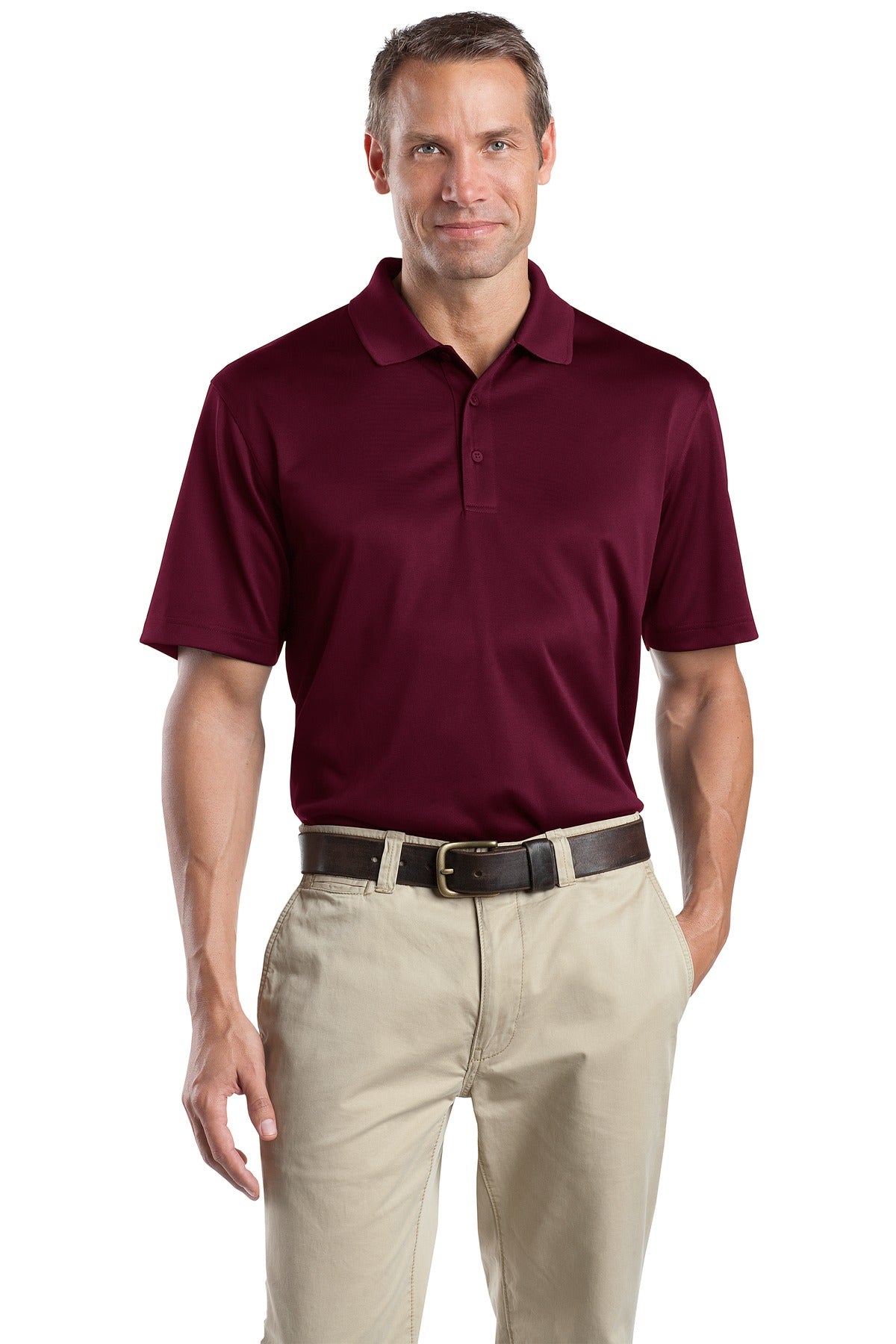 Polos/Knits Maroon CornerStone