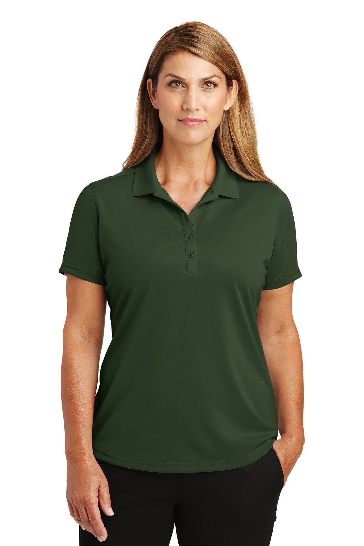 Ladies Dark Green CornerStone