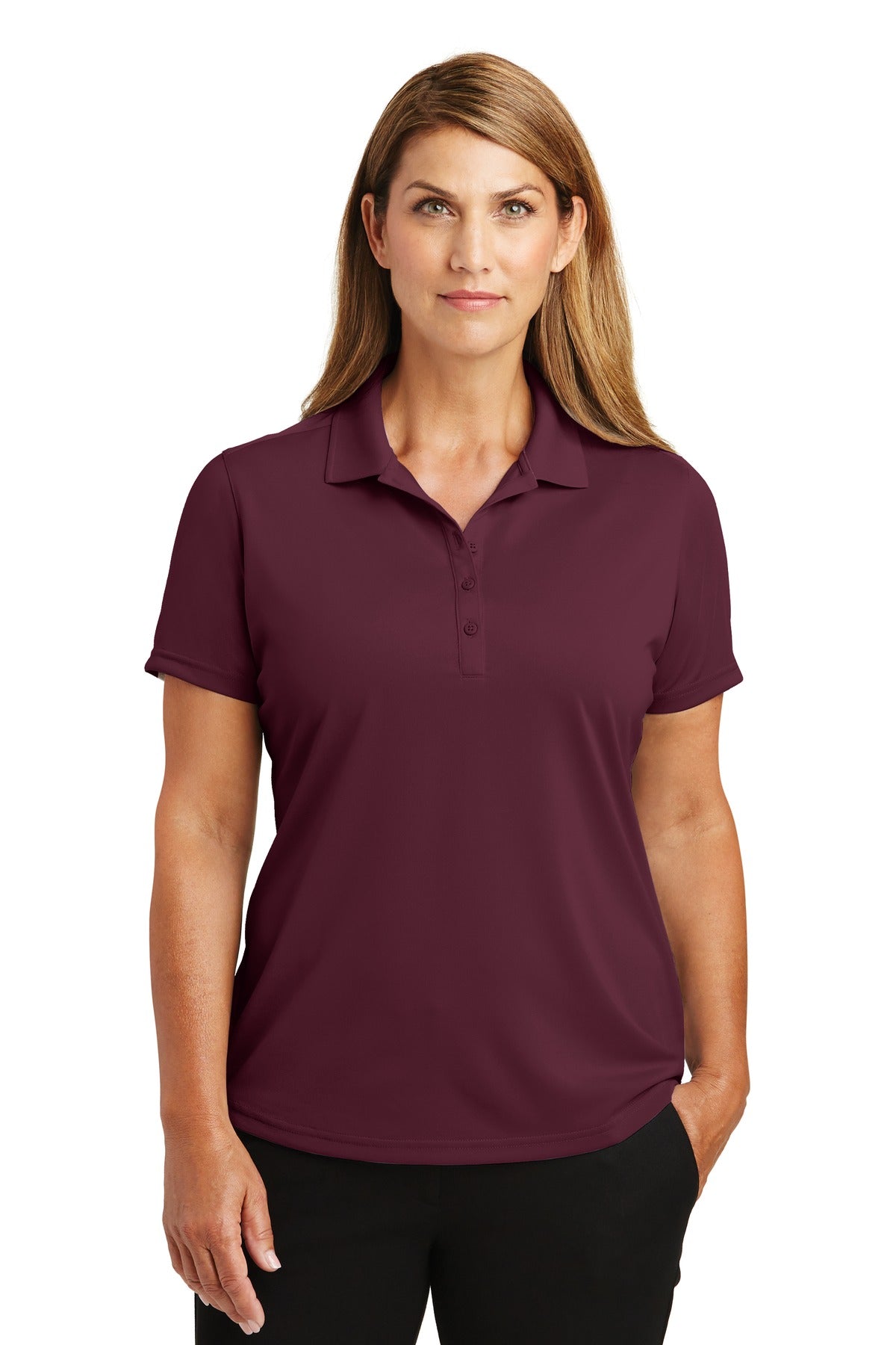 Ladies Maroon CornerStone