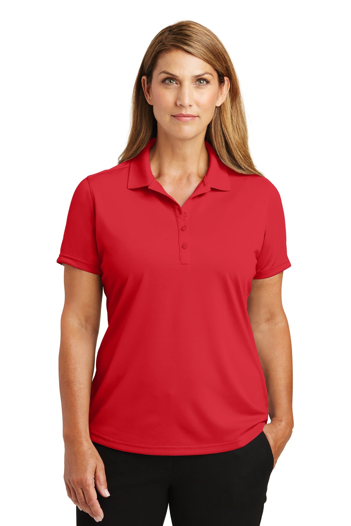 Ladies Red CornerStone