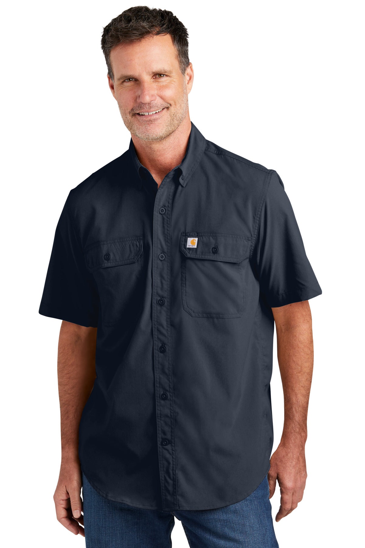 Woven Shirts Navy Carhartt