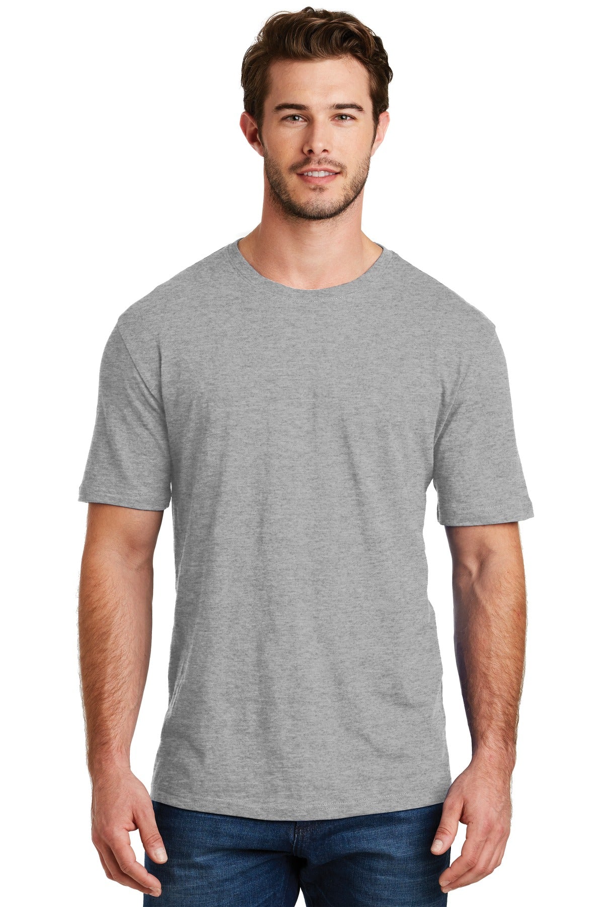 T-Shirts Light Heather Grey District