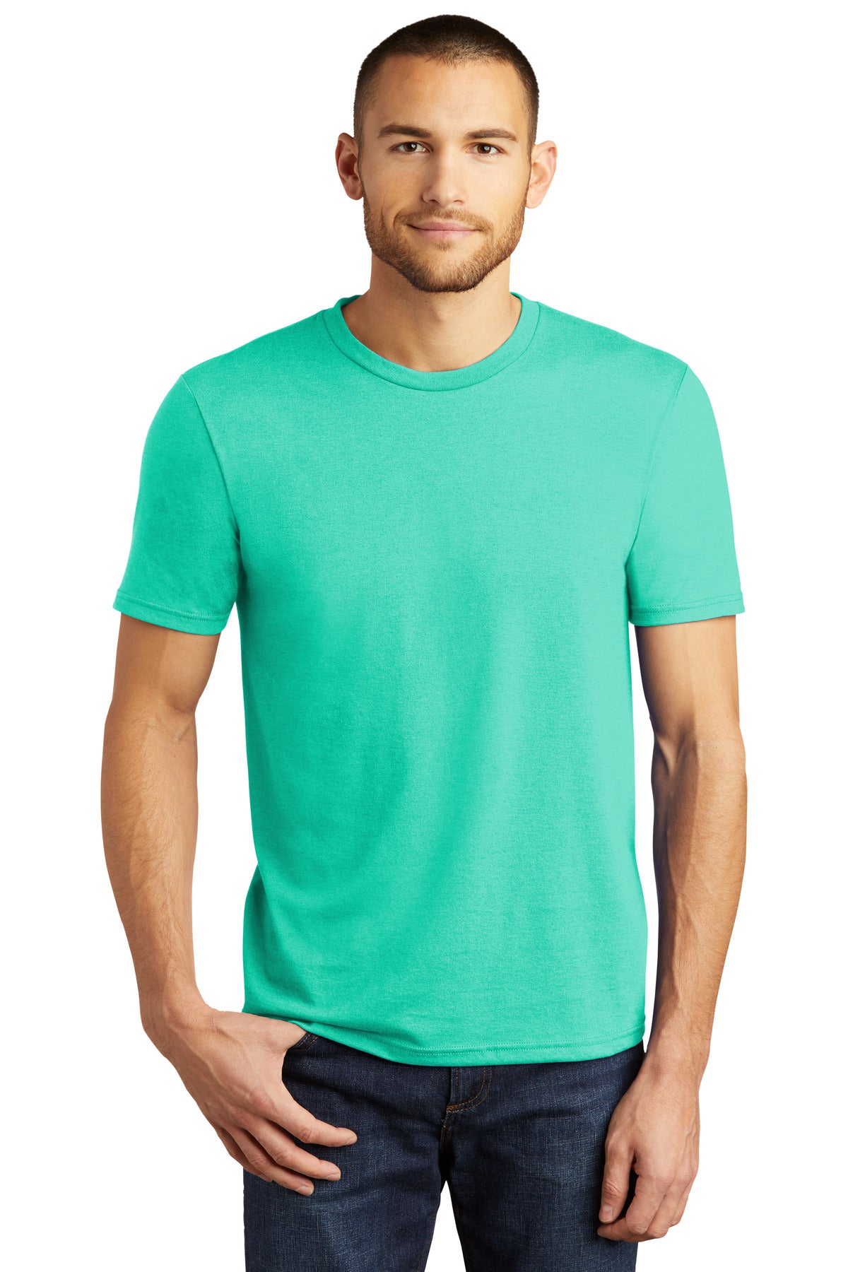 T-Shirts Aqua Heather District