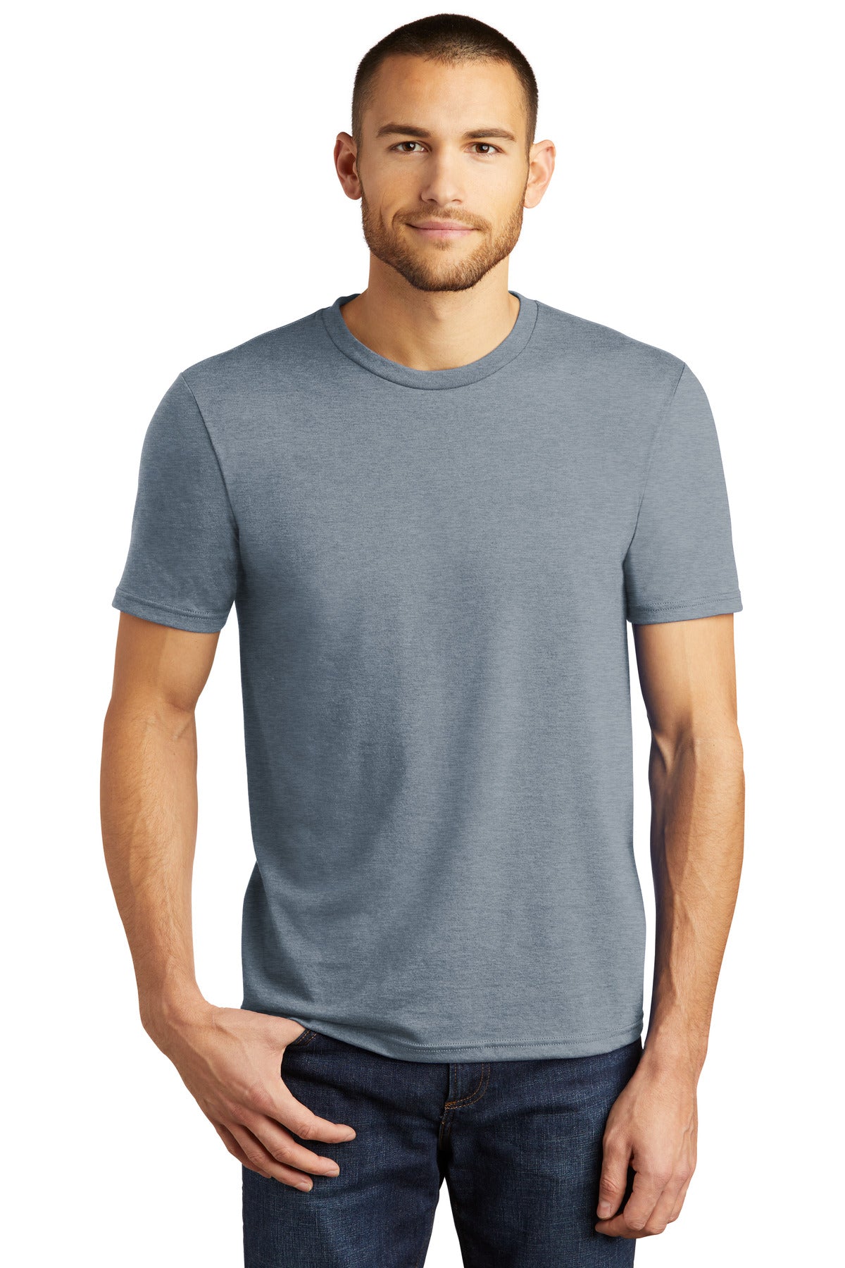 T-Shirts Flint Blue Heather District