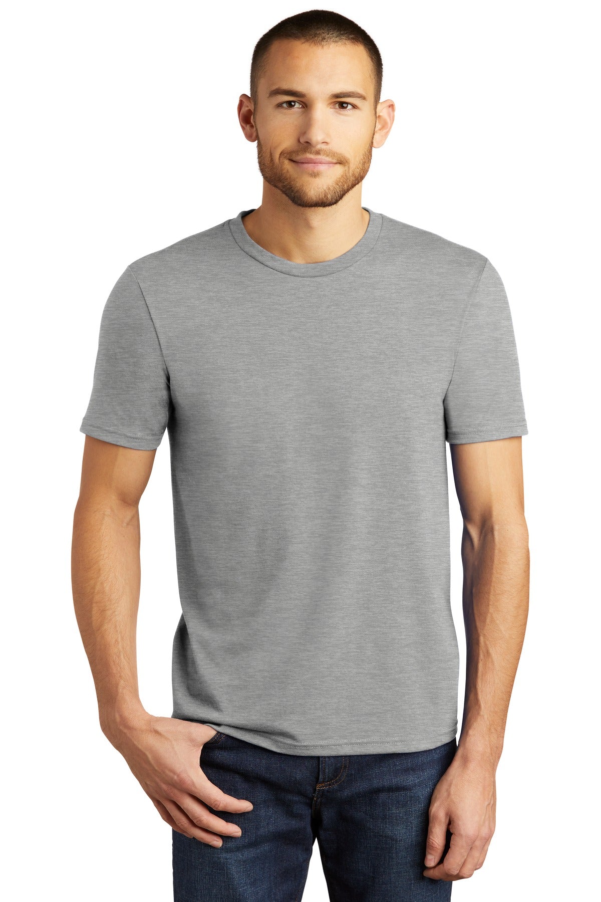 T-Shirts Heathered Grey District