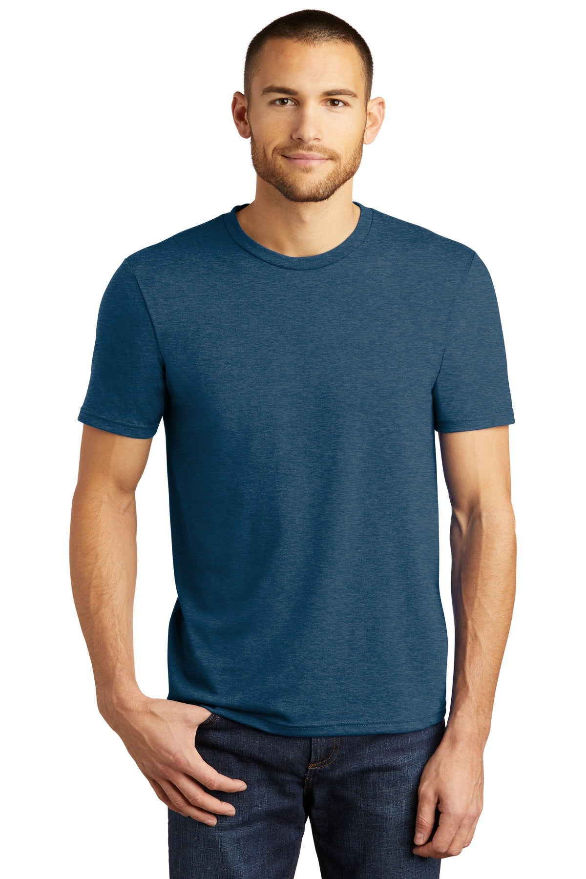T-Shirts Heathered Neptune Blue District