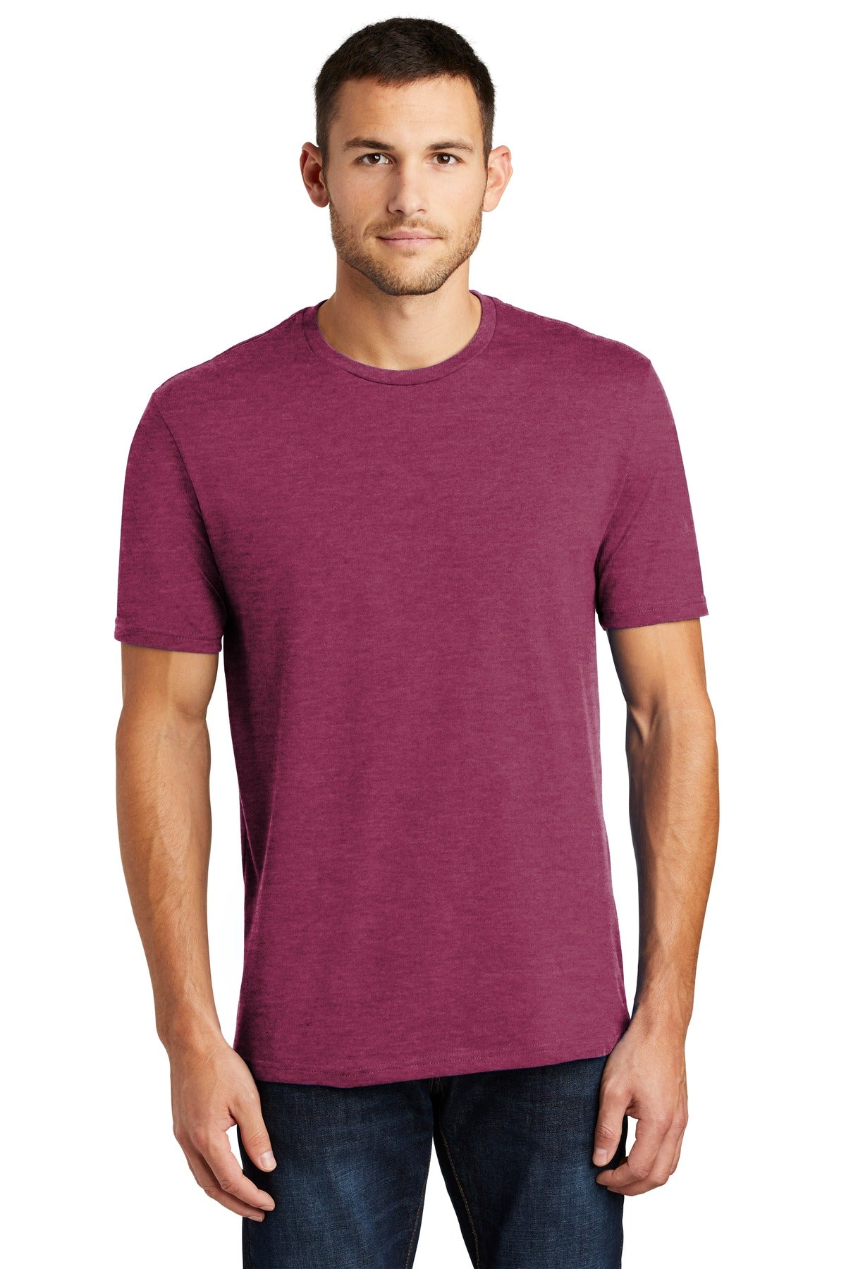 T-Shirts Heathered Loganberry District