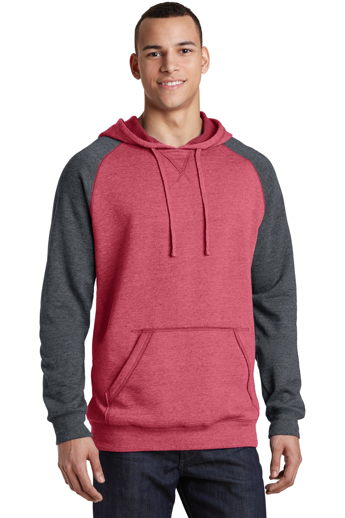 Sweatshirts/Fleece Heathered Red/ Heathered Charcoal District