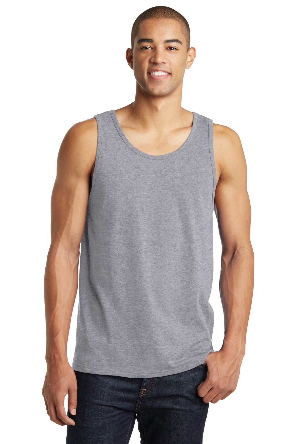 T-Shirts Heather Grey District