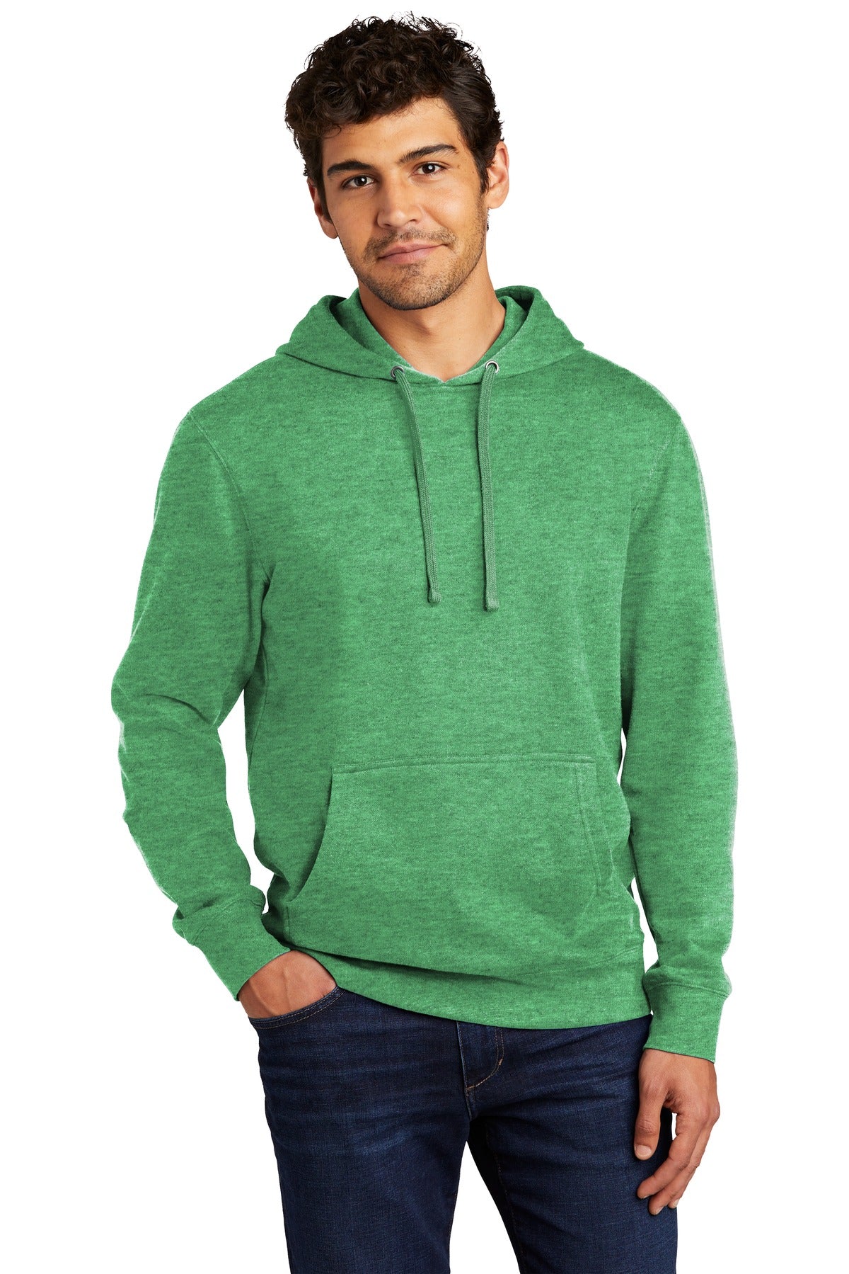 Sweatshirts/Fleece Heathered Kelly Green District